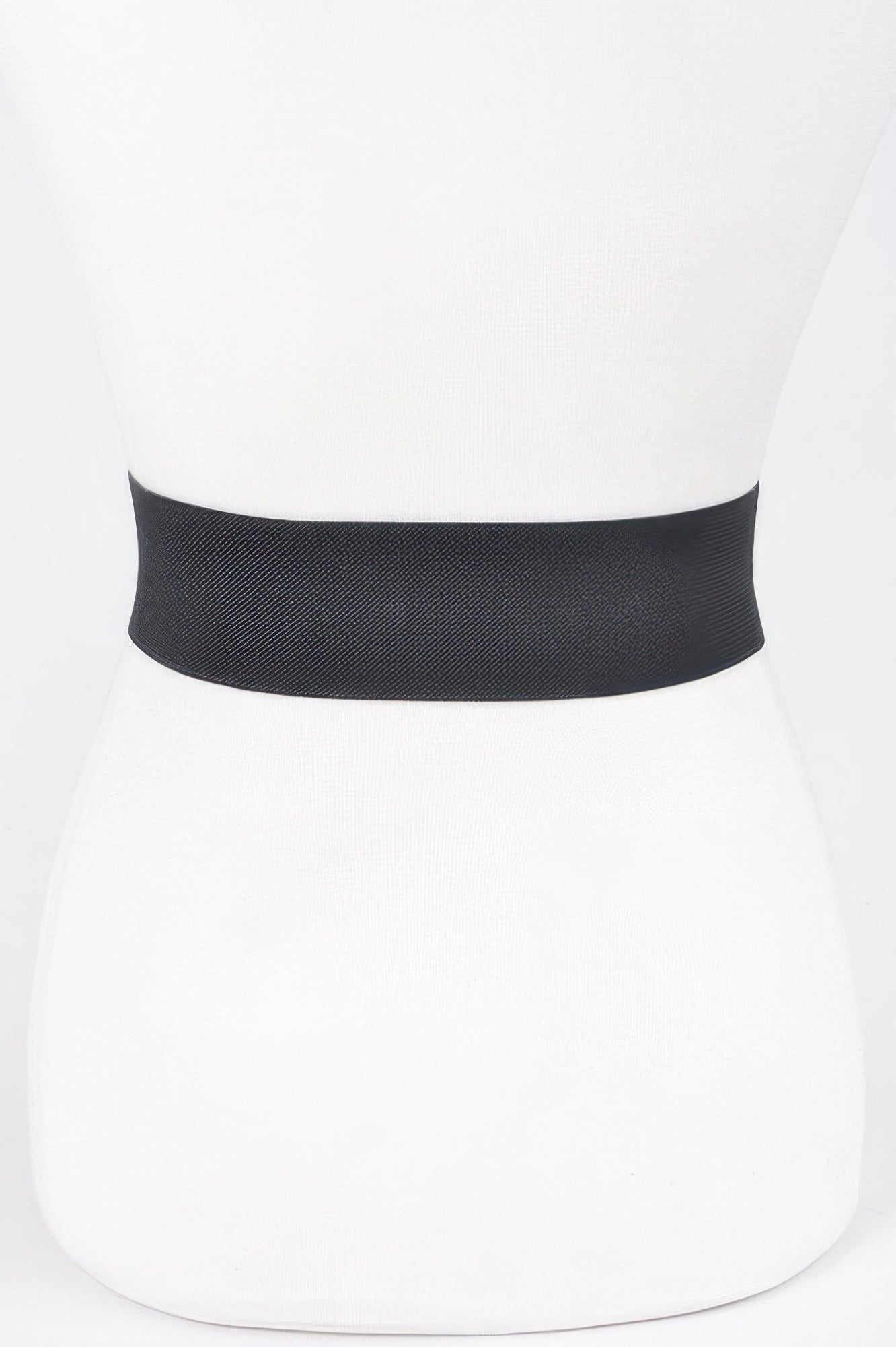 Rhinestone Buckle Plus Size Elastic Belt - It's a Girly Place