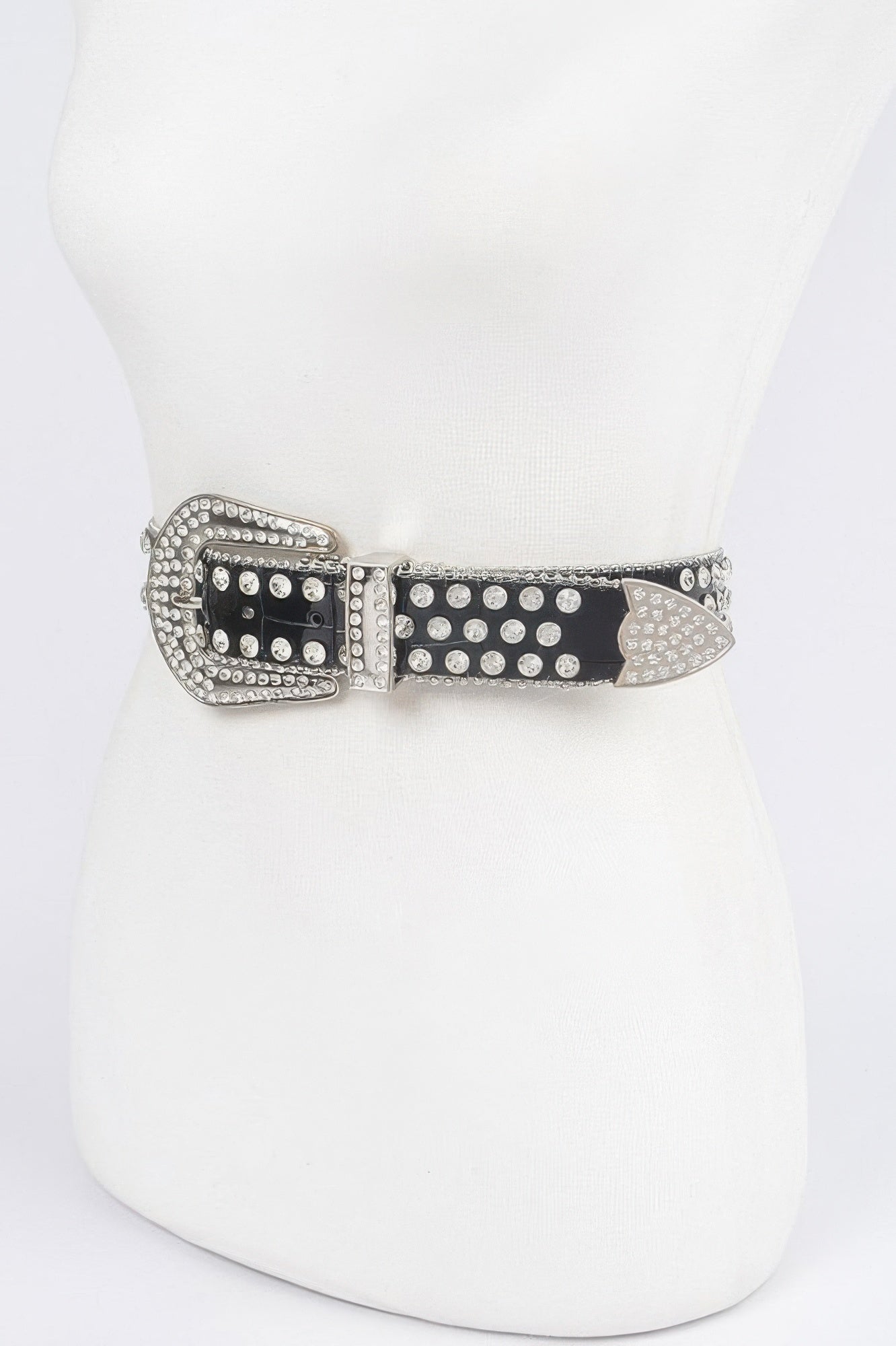 Multi Metal Stone Studded Plus Belt - It's a Girly Place