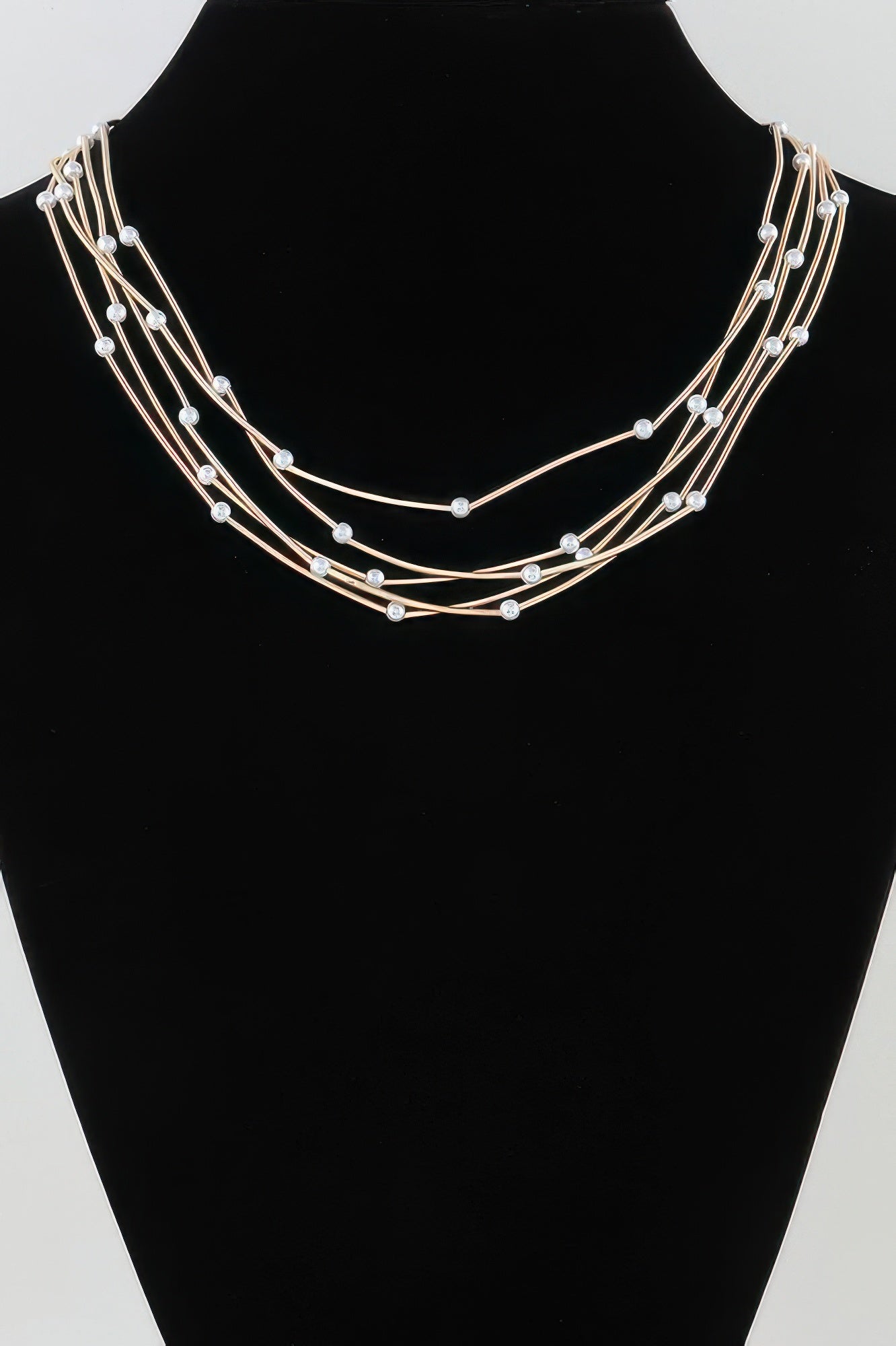 Multi Pillar Beaded Necklace - It's a Girly Place