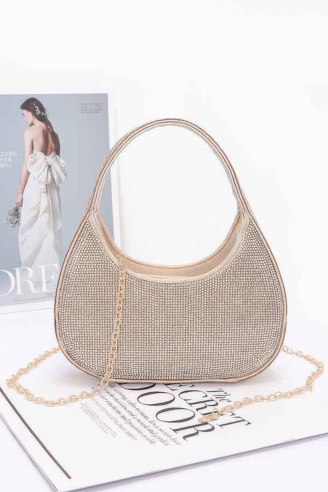 Rhinestone Hobo Bag - It's a Girly Place