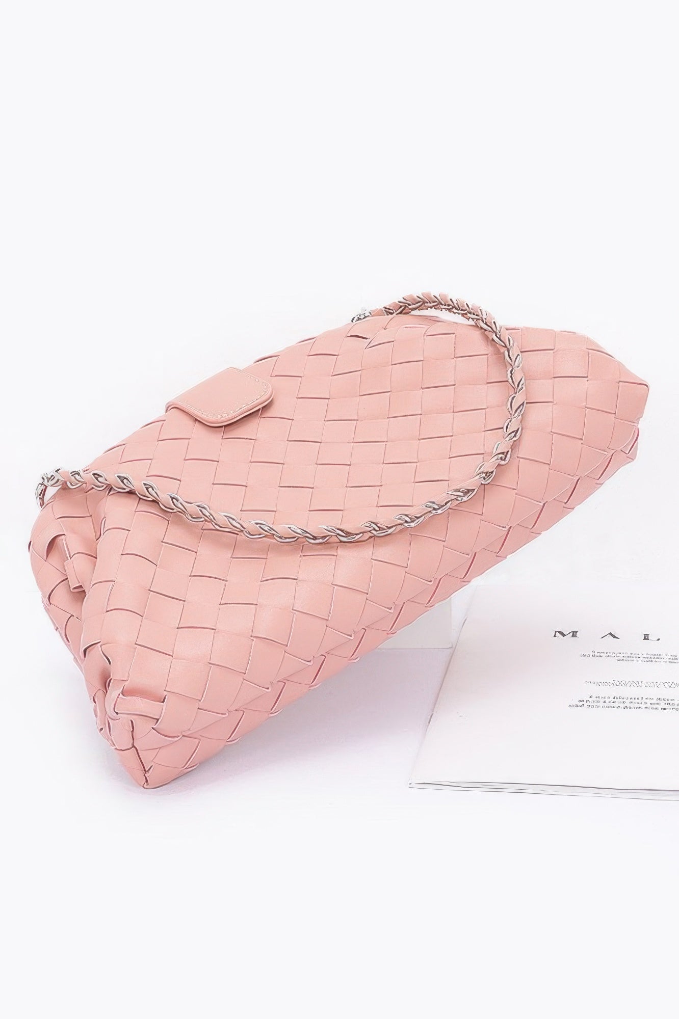 Faux Leather Braided Frame Shoulder Bag - It's a Girly Place