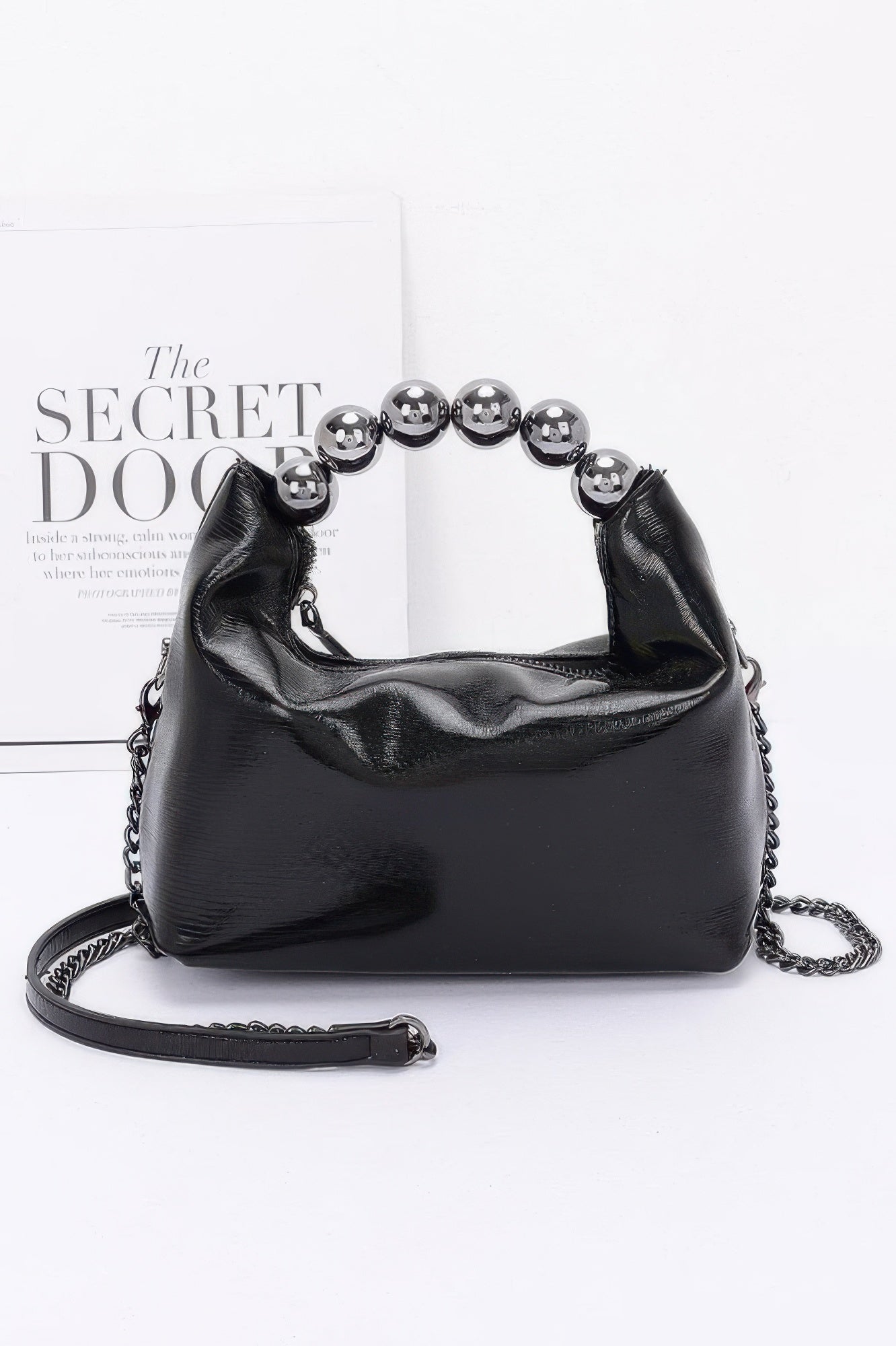 Metallic Ccb Ball Handle Bag - It's a Girly Place