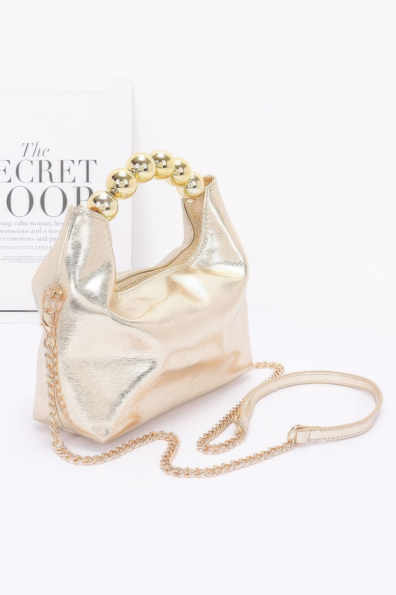Metallic Ccb Ball Handle Bag - It's a Girly Place