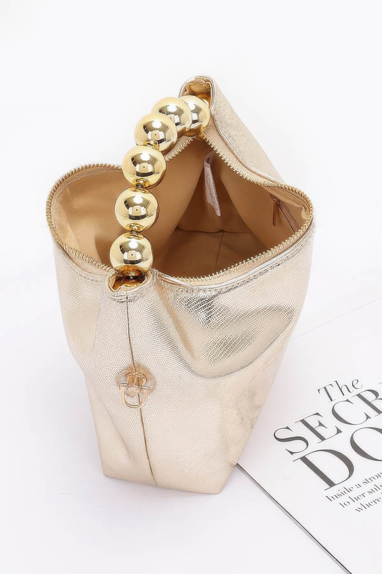 Metallic Ccb Ball Handle Bag - It's a Girly Place