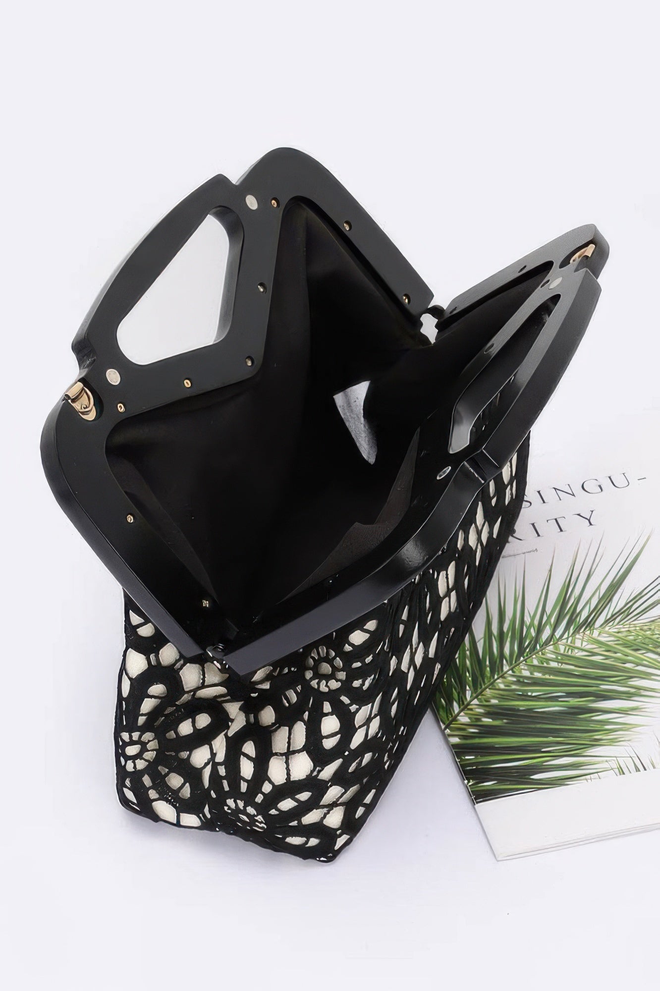 Crochet Wood Frame Clutch - It's a Girly Place