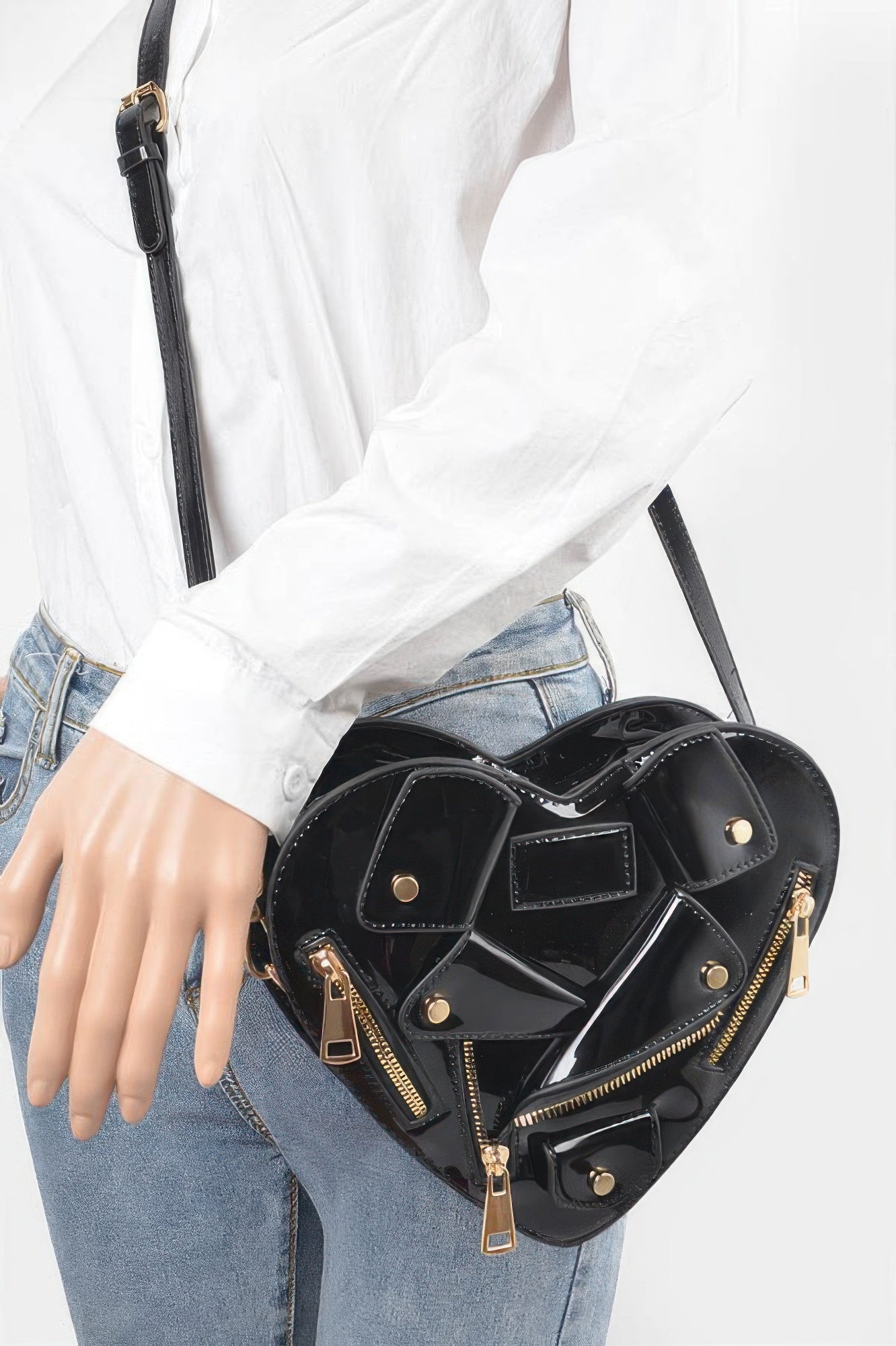 Heart Shape Jacket Crossbody Bag - It's a Girly Place