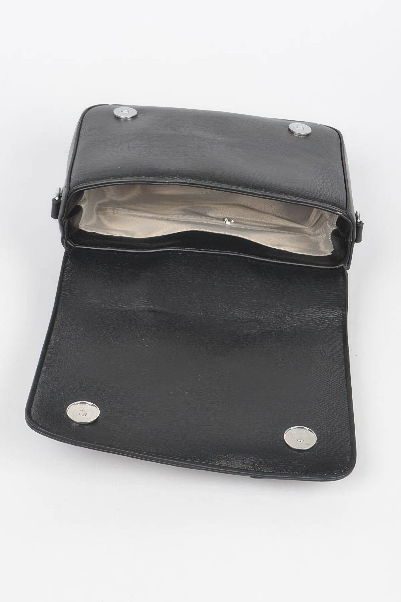 Faux Leather Metal Studded Jacket Clutch - It's a Girly Place