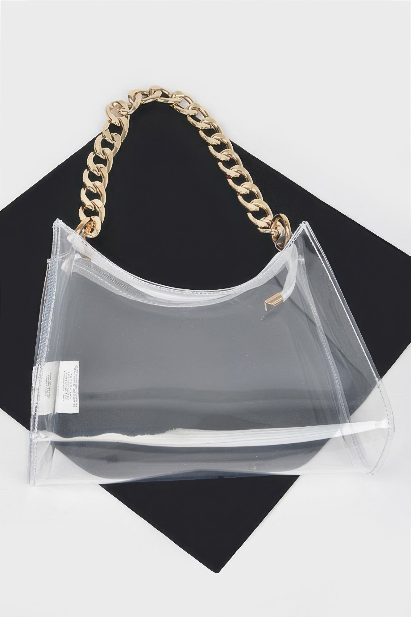 Transparent Big Chain Bag - It's a Girly Place