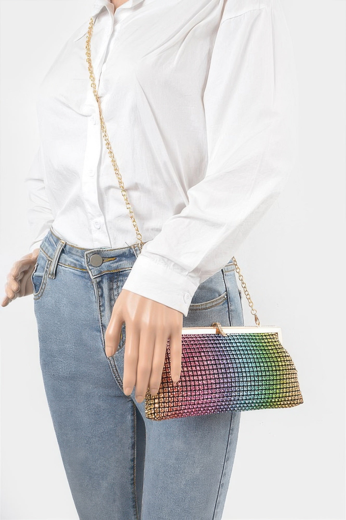 Rhinestone Party Clutch - It's a Girly Place