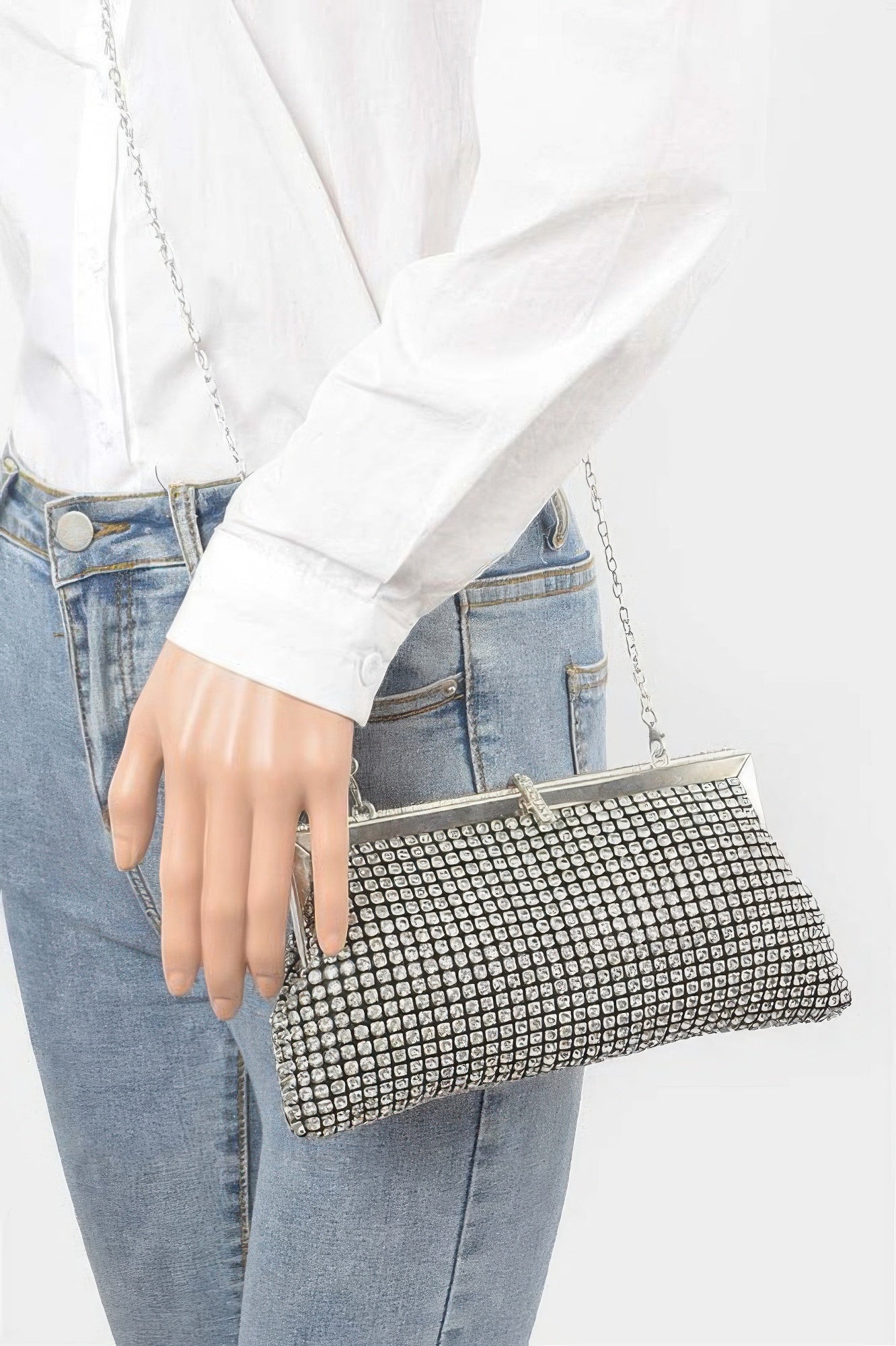 Rhinestone Party Clutch - It's a Girly Place