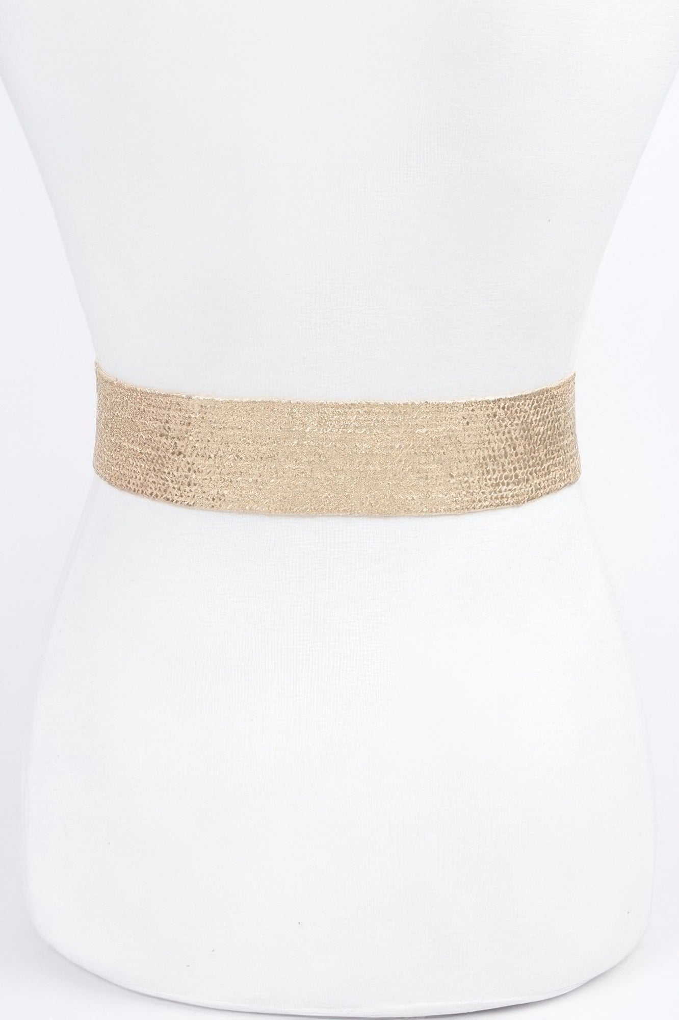 Metallic Stretch Plus Size Belt Pearl Metal Bucklt - It's a Girly Place