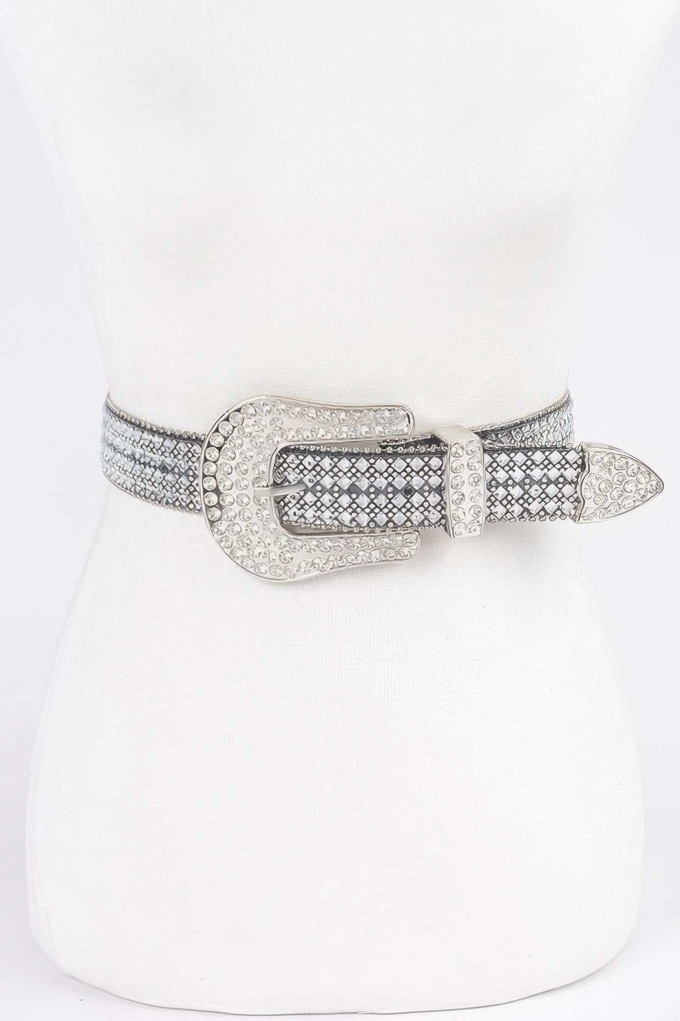 Rhinestone Western Style Plus Size Belt - It's a Girly Place