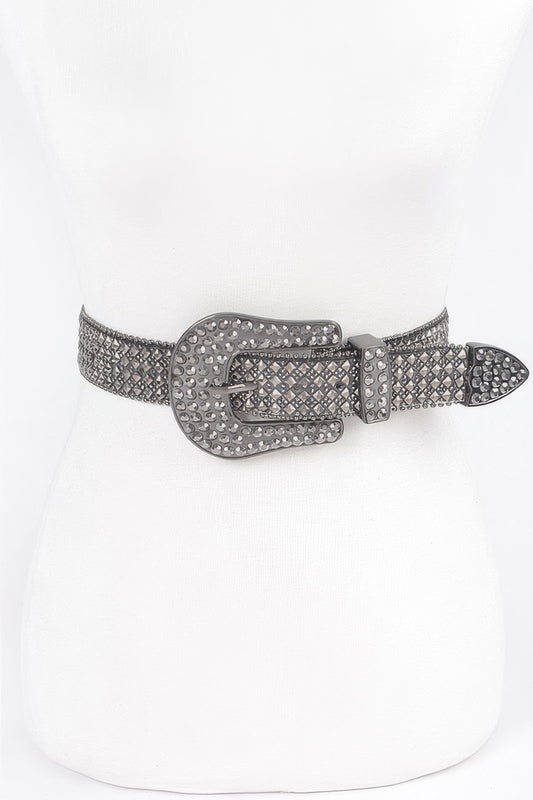 Rhinestone Western Style Plus Size Belt - It's a Girly Place