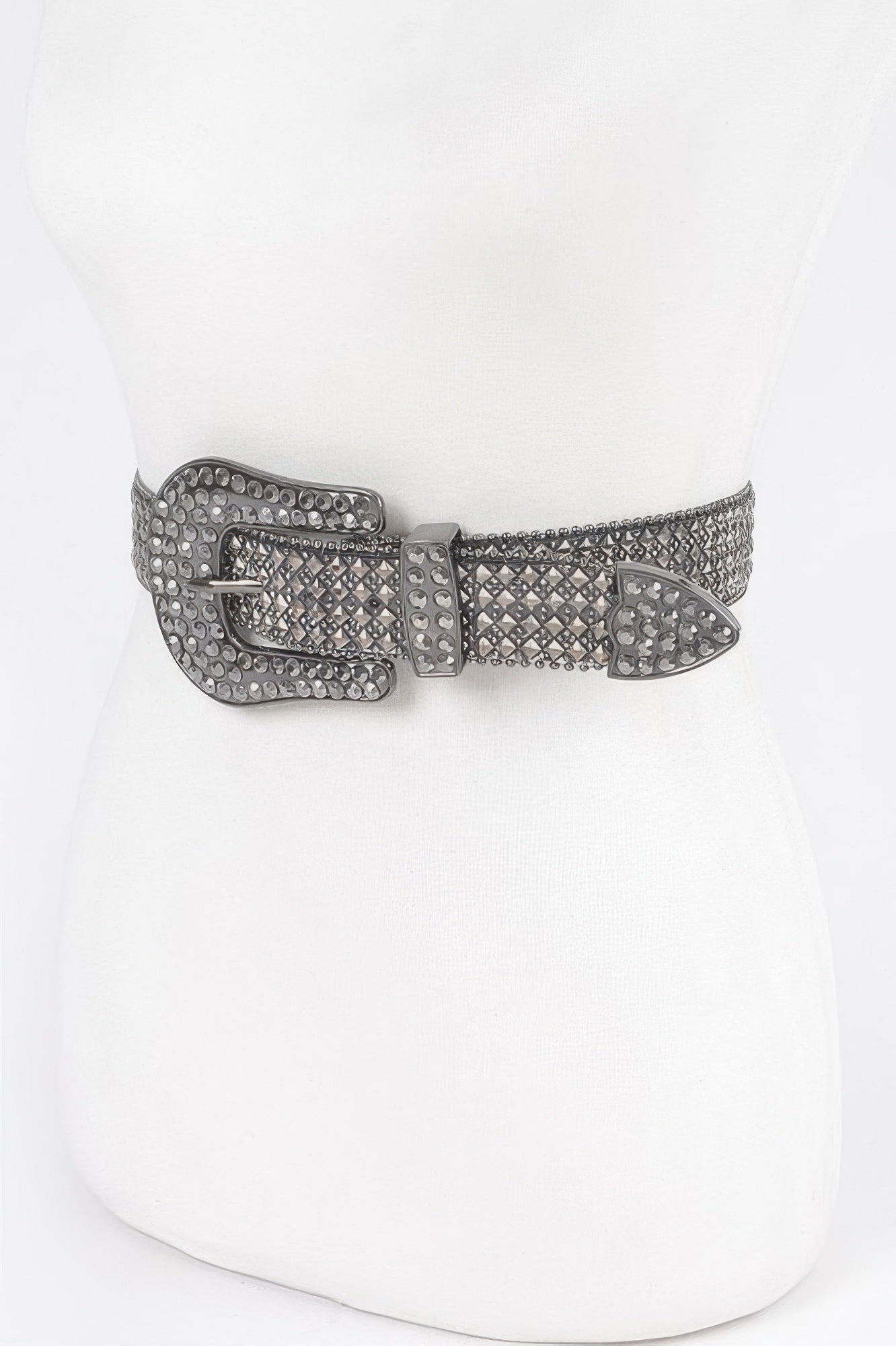 Rhinestone Western Style Plus Size Belt - It's a Girly Place