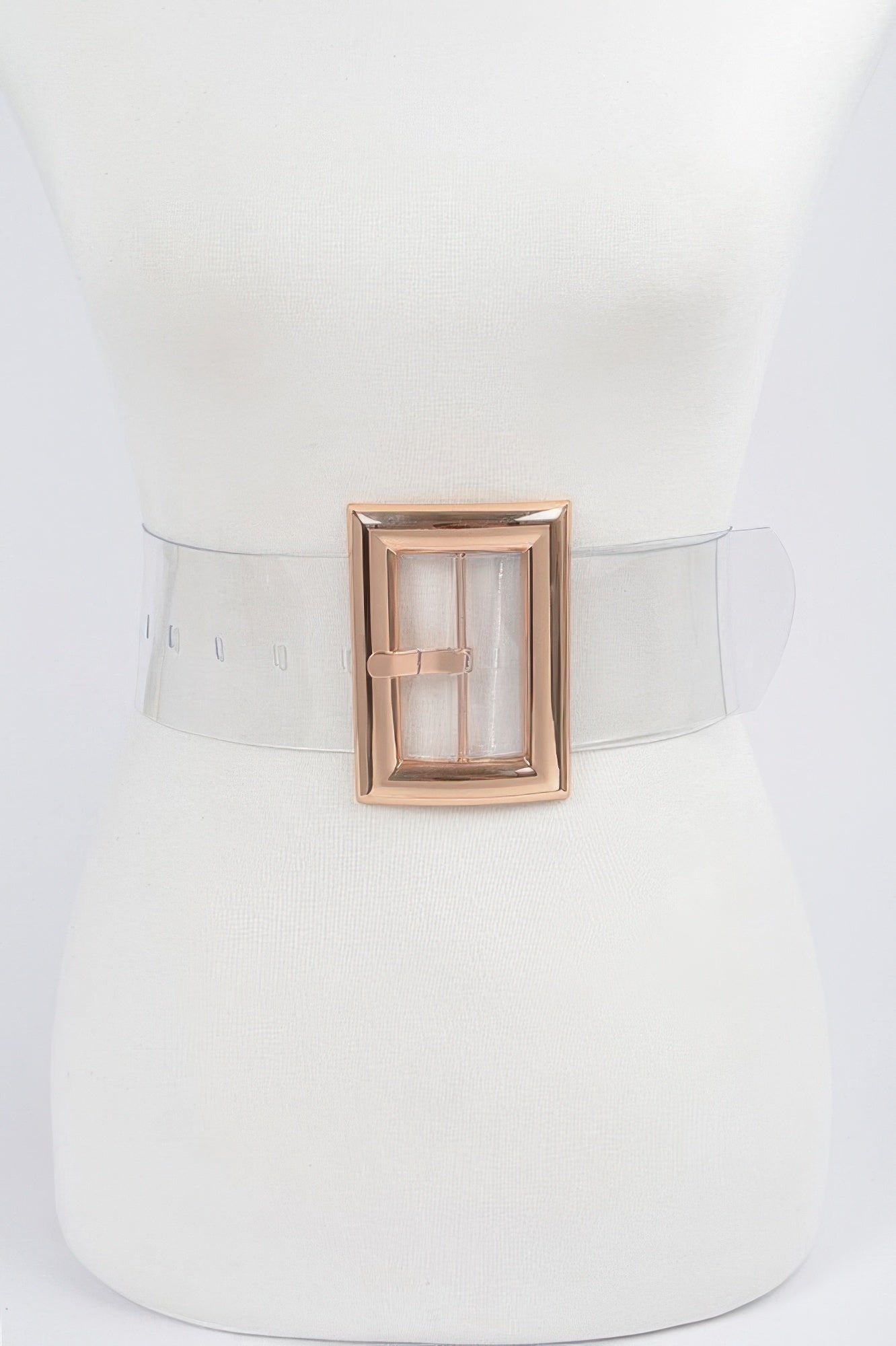 Oversized Transparent Pvc Belt - It's a Girly Place