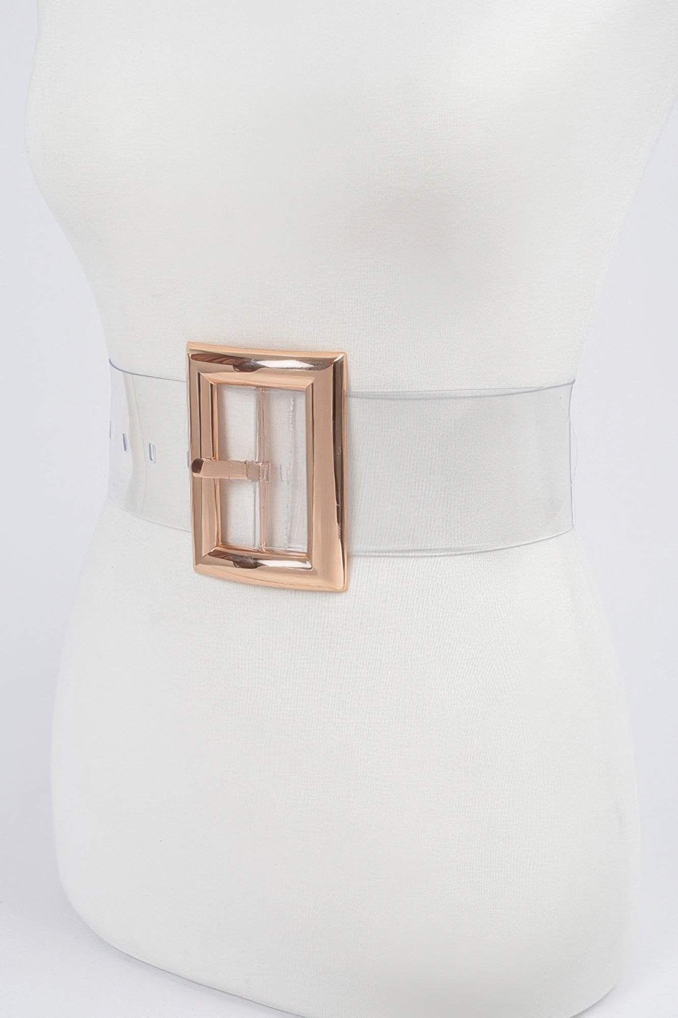 Oversized Transparent Pvc Belt - It's a Girly Place