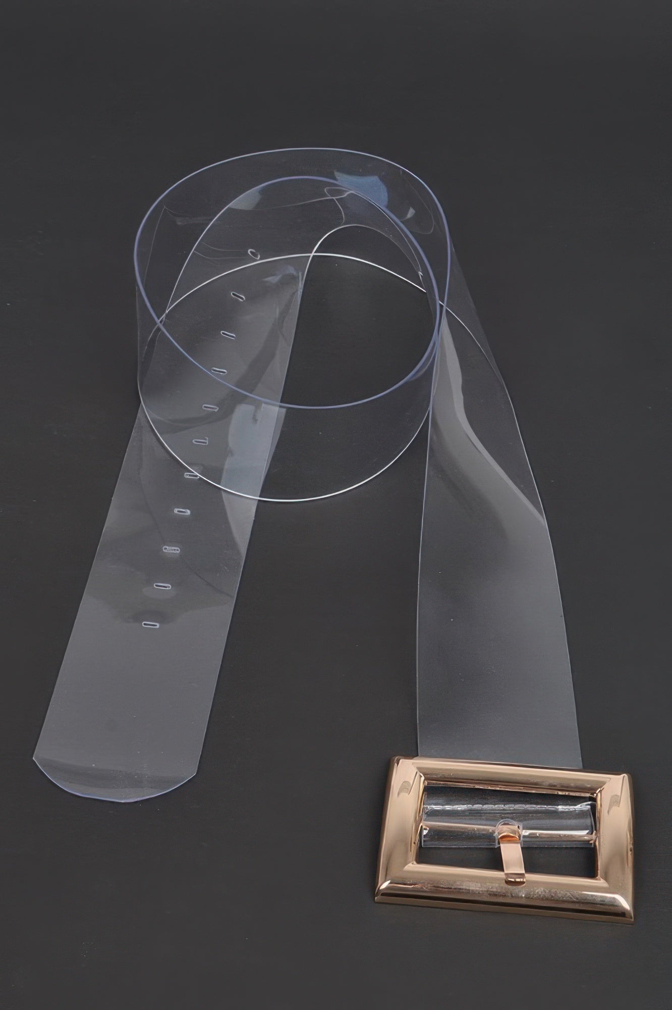 Oversized Transparent Pvc Belt - It's a Girly Place