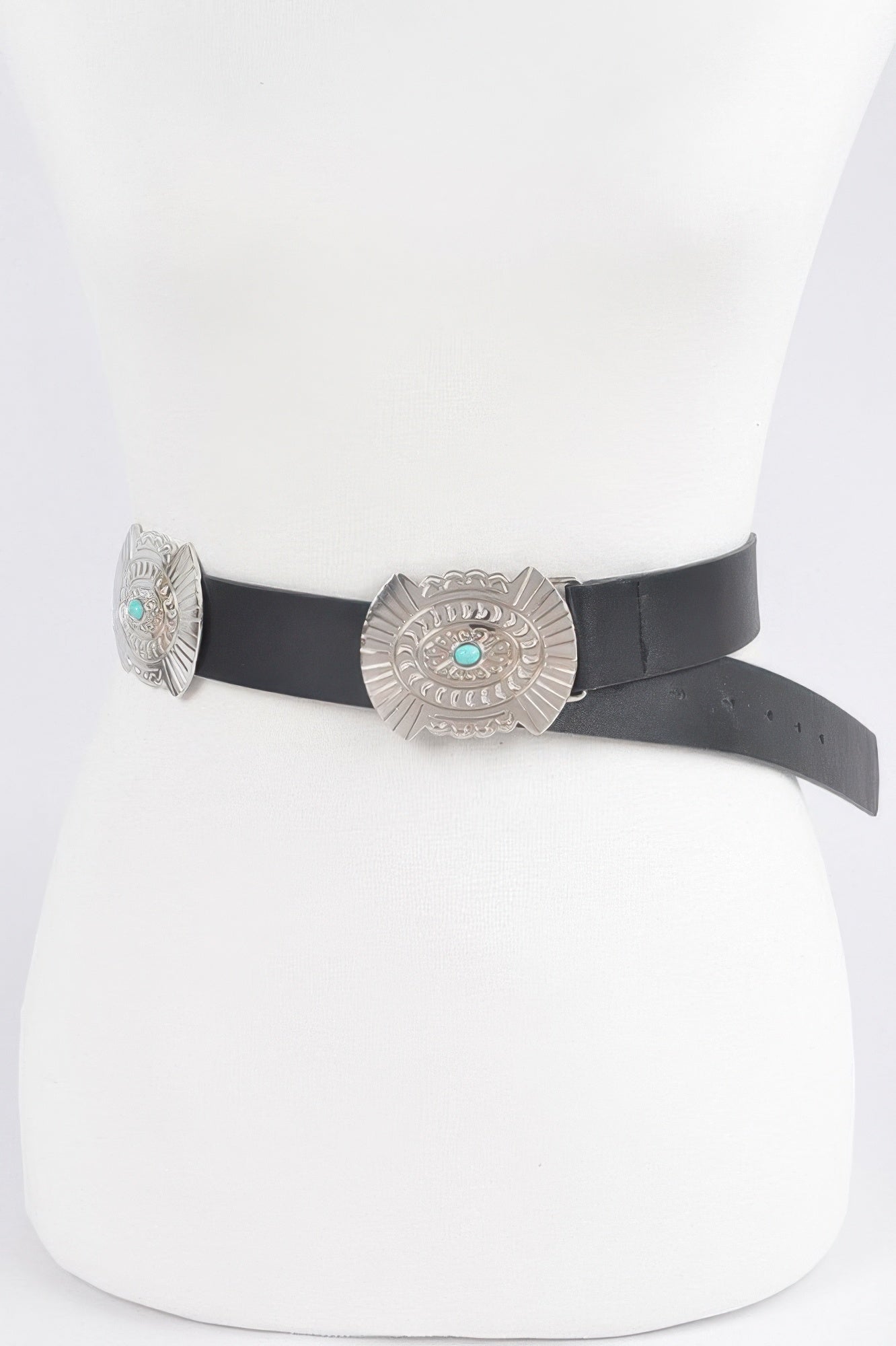 Western Style Belt With Turquoise - It's a Girly Place