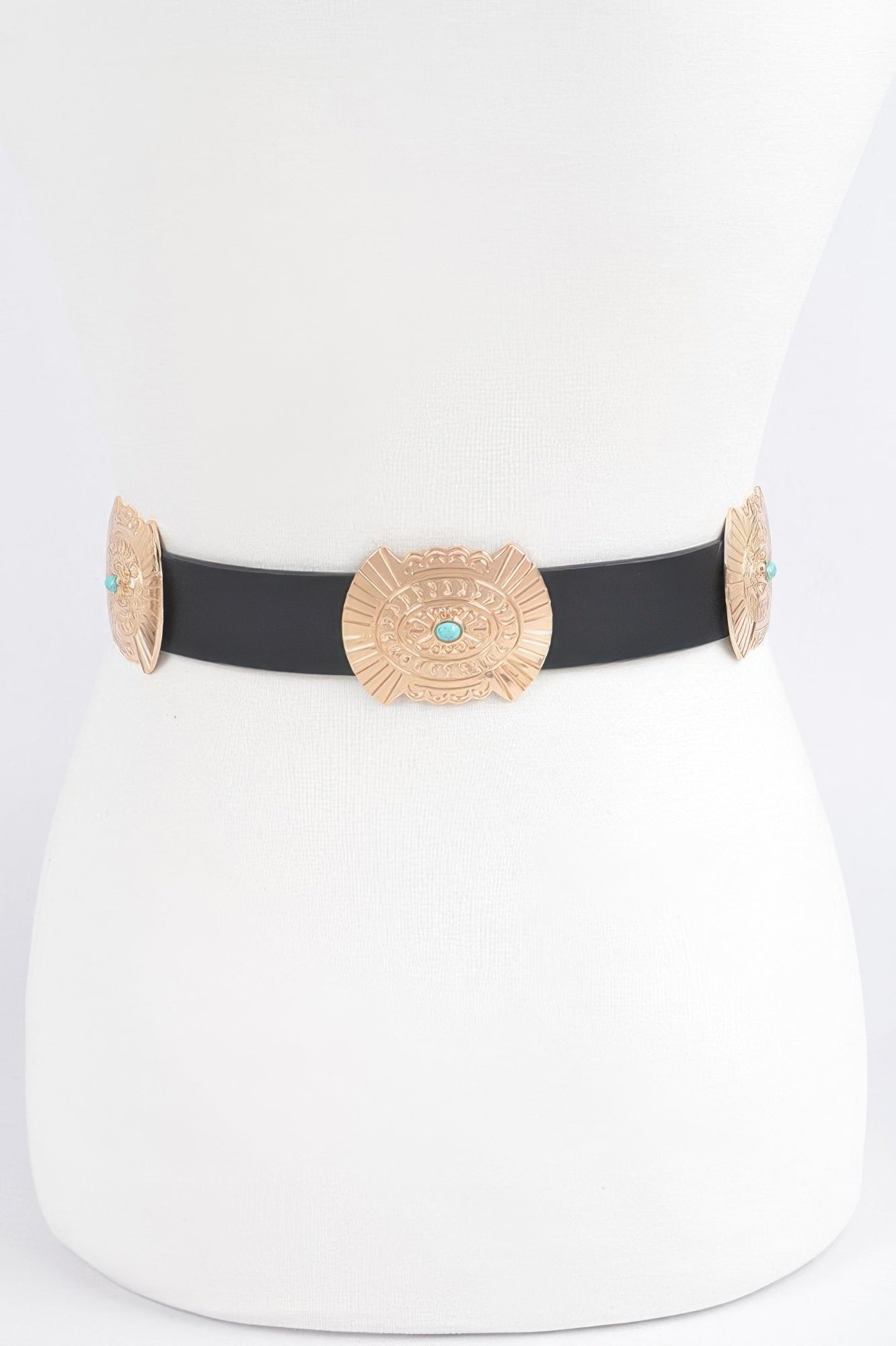 Western Style Belt With Turquoise - It's a Girly Place
