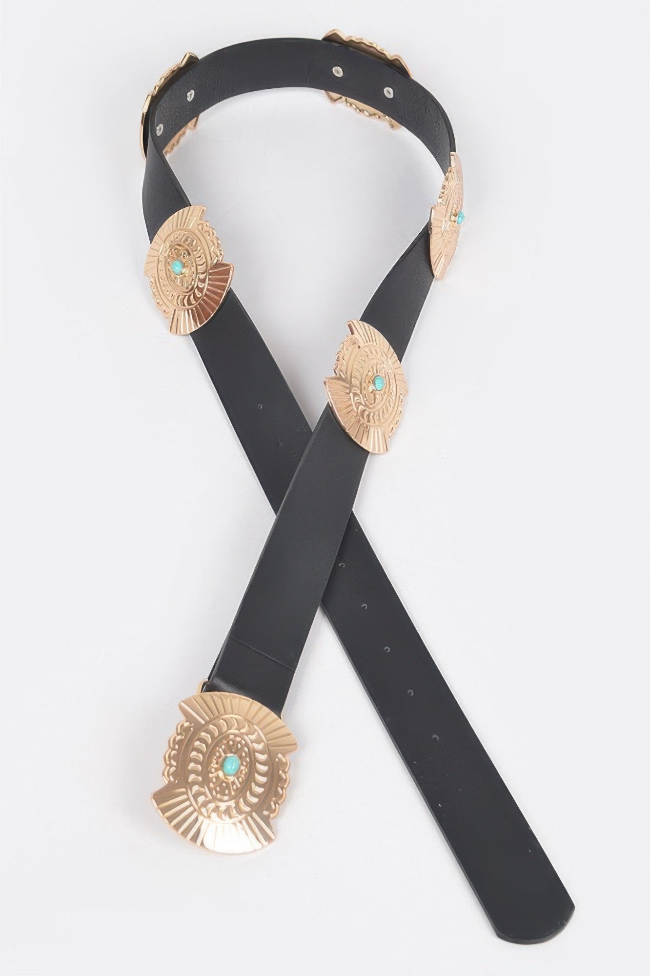 Western Style Belt With Turquoise - It's a Girly Place