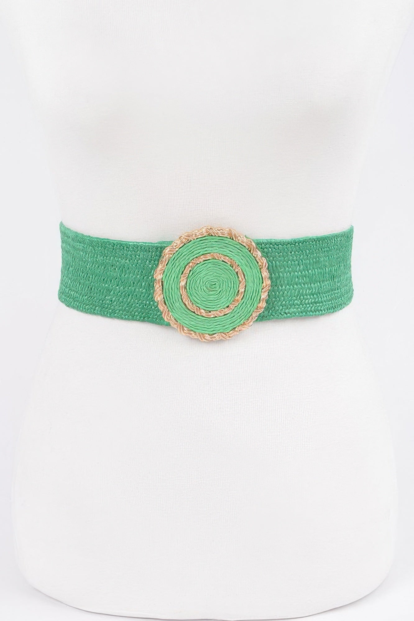 Faux Straw Elastic Belt - It's a Girly Place