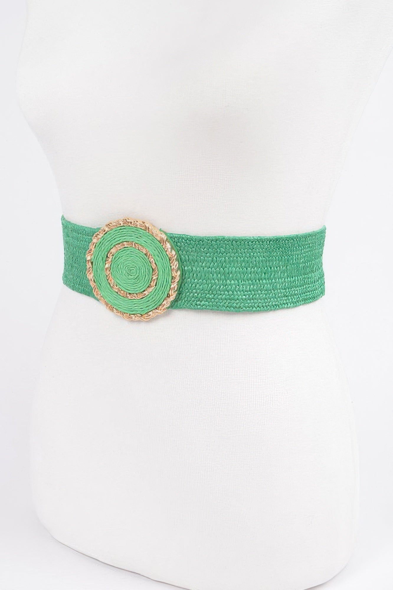 Faux Straw Elastic Belt - It's a Girly Place