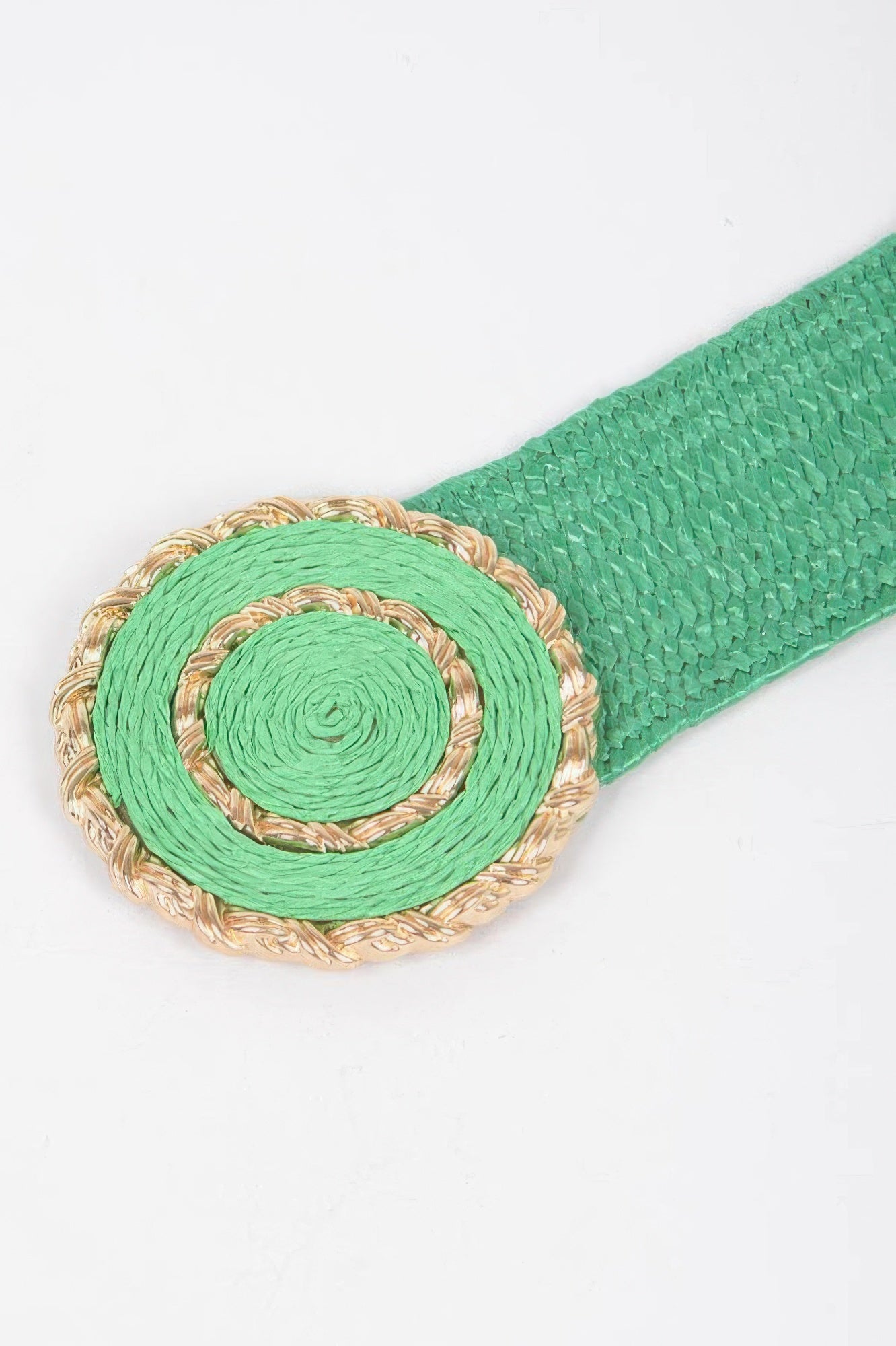 Faux Straw Elastic Belt - It's a Girly Place