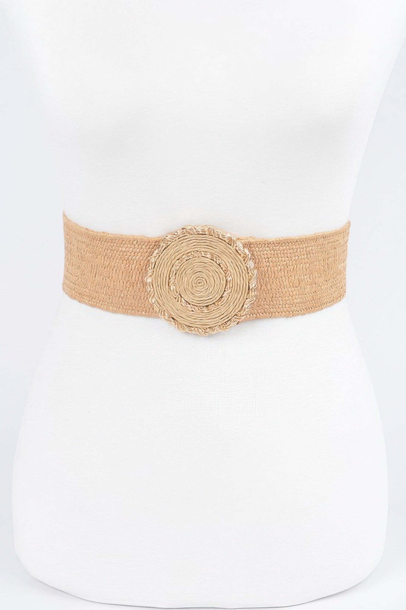 Faux Straw Elastic Belt - It's a Girly Place