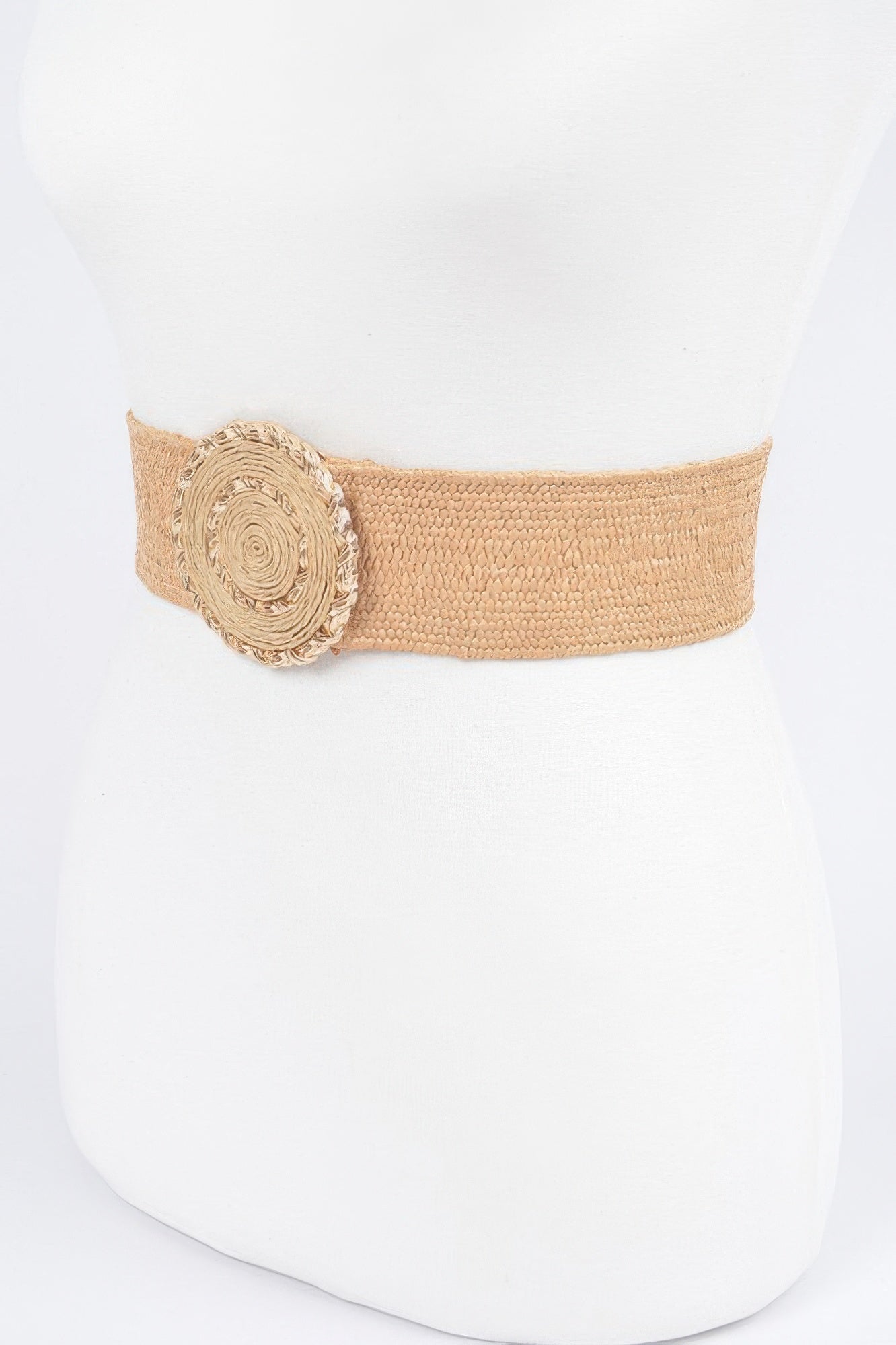 Faux Straw Elastic Belt - It's a Girly Place