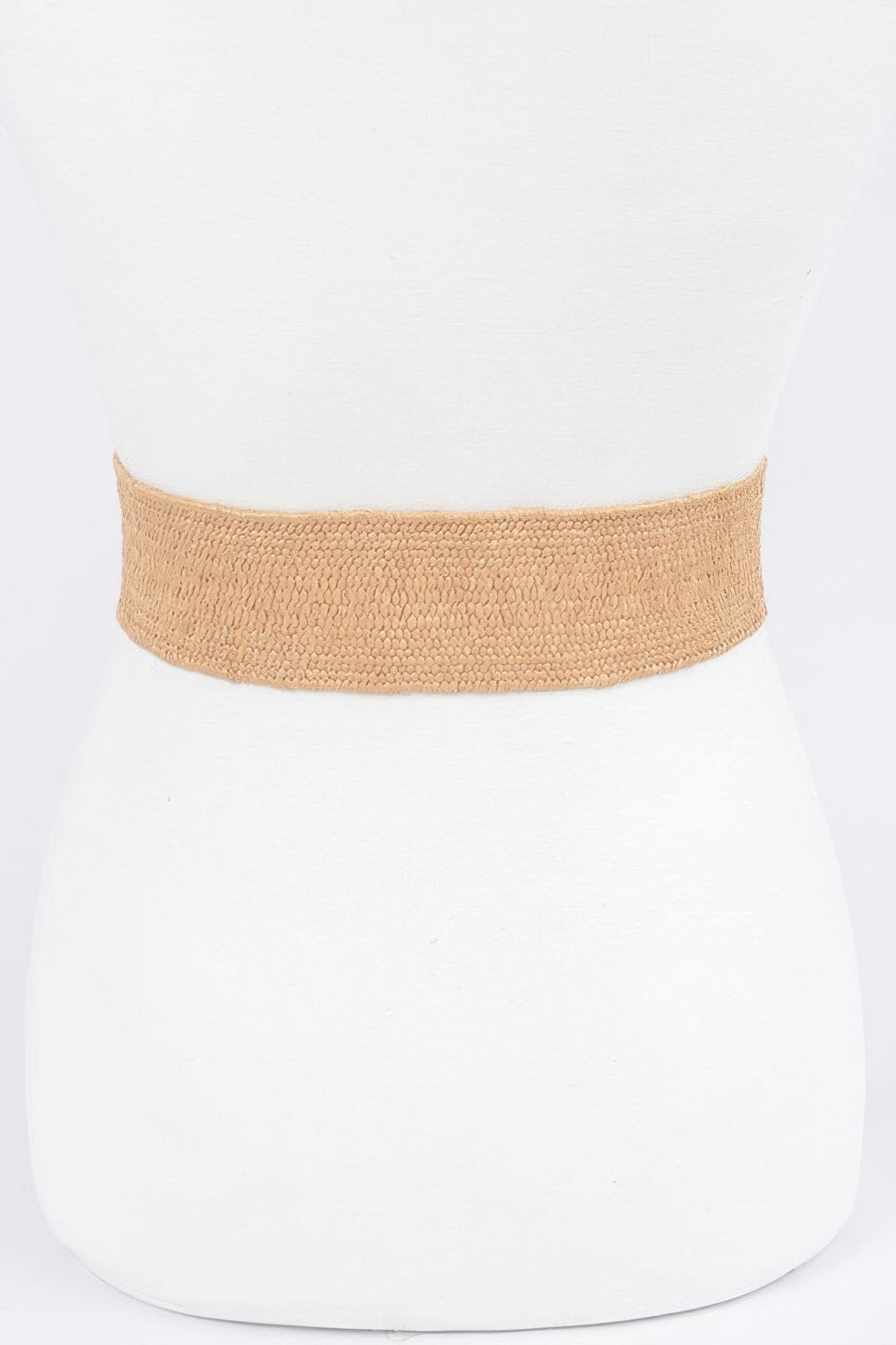 Faux Straw Elastic Belt - It's a Girly Place