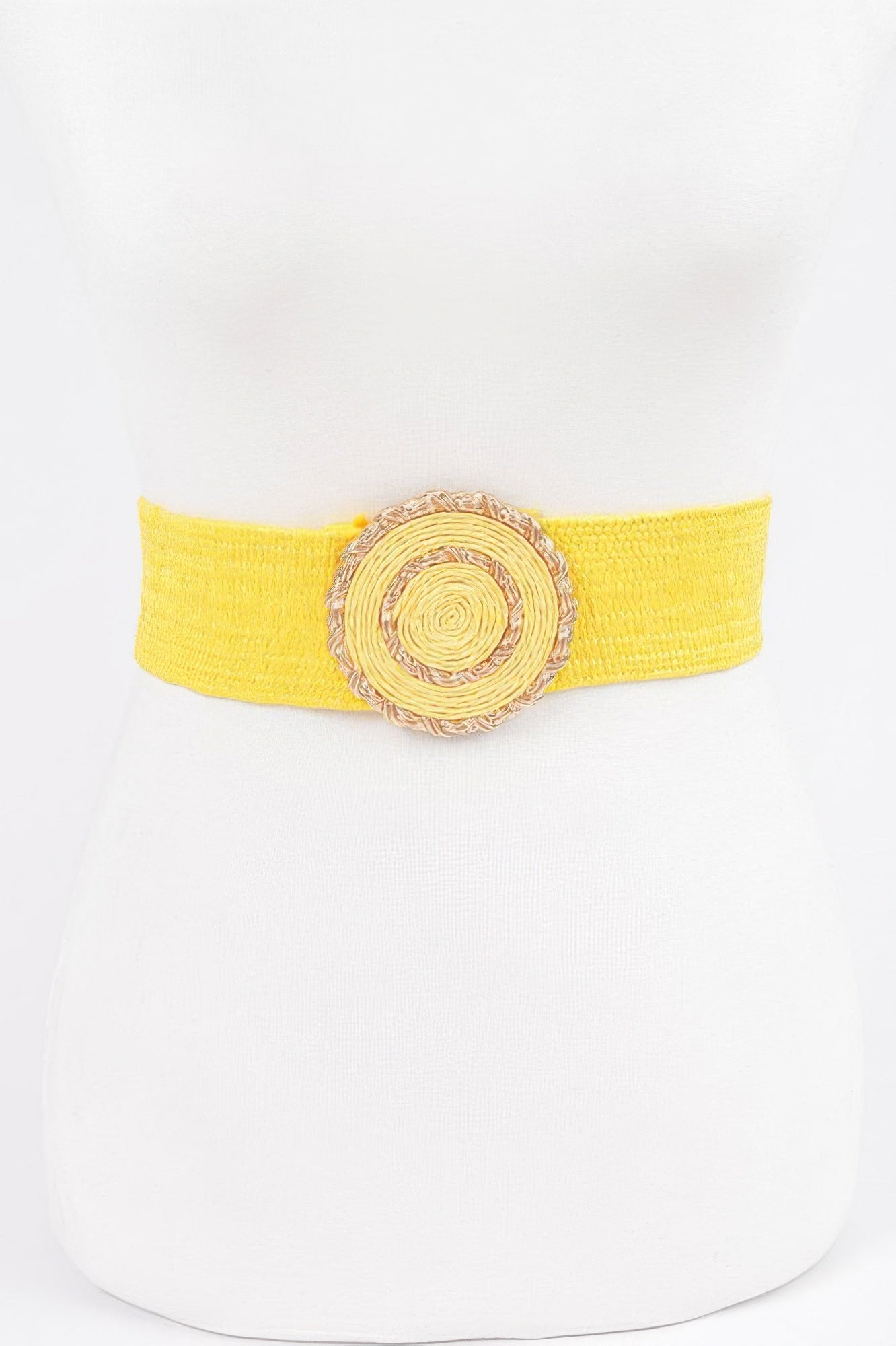 Faux Straw Elastic Belt - It's a Girly Place