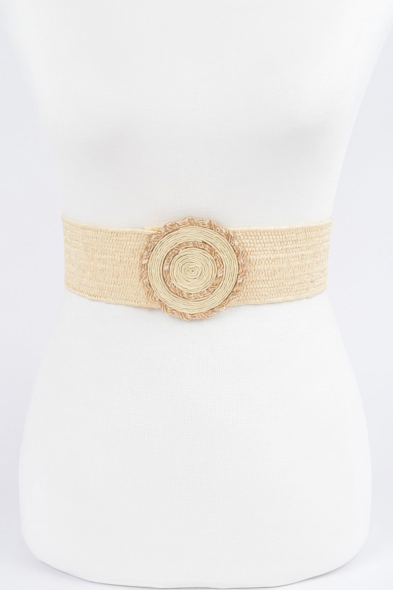 Faux Straw Elastic Belt - It's a Girly Place