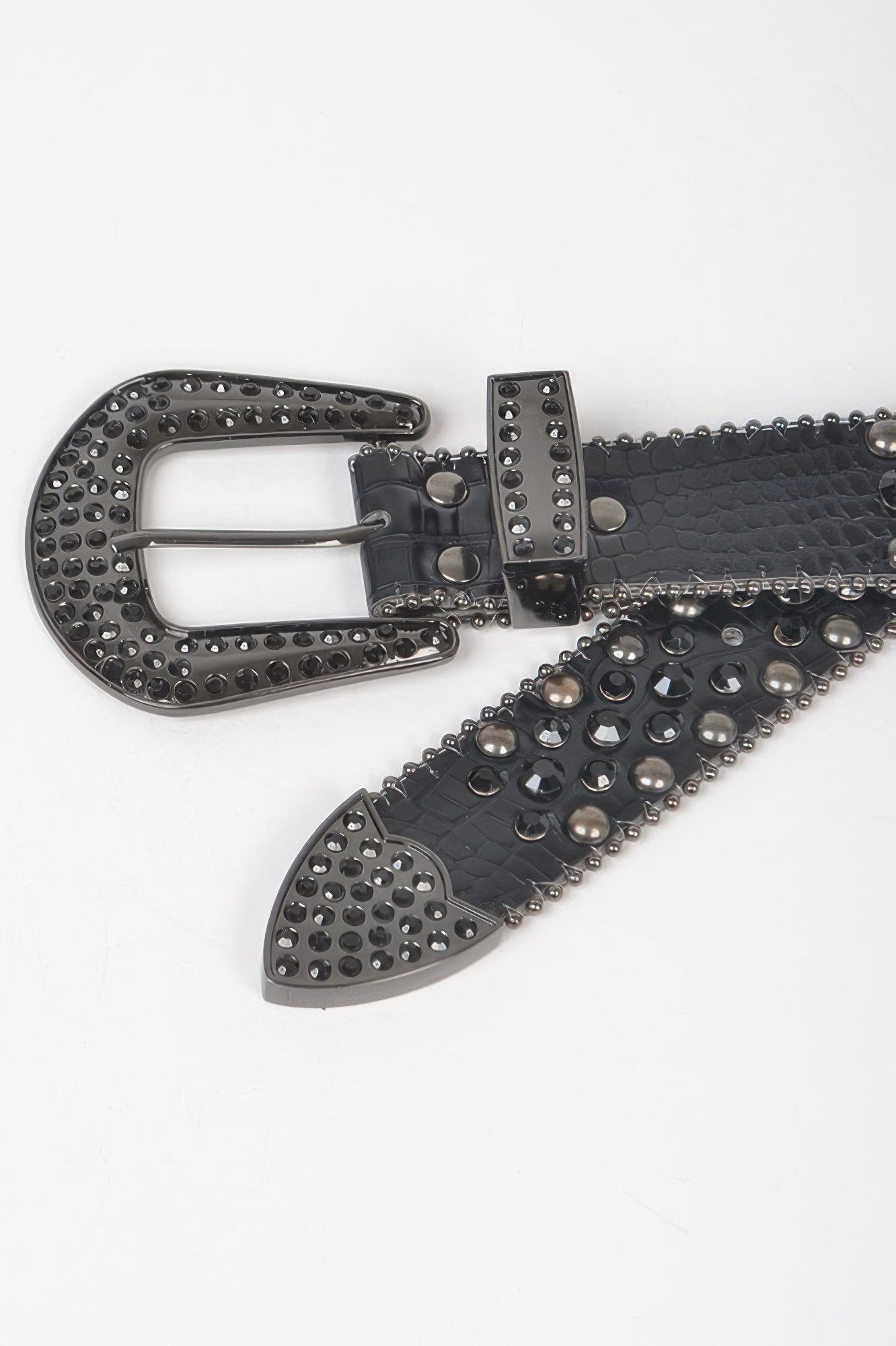 Rhinestone Metal Studded Multi Metal Belt - It's a Girly Place