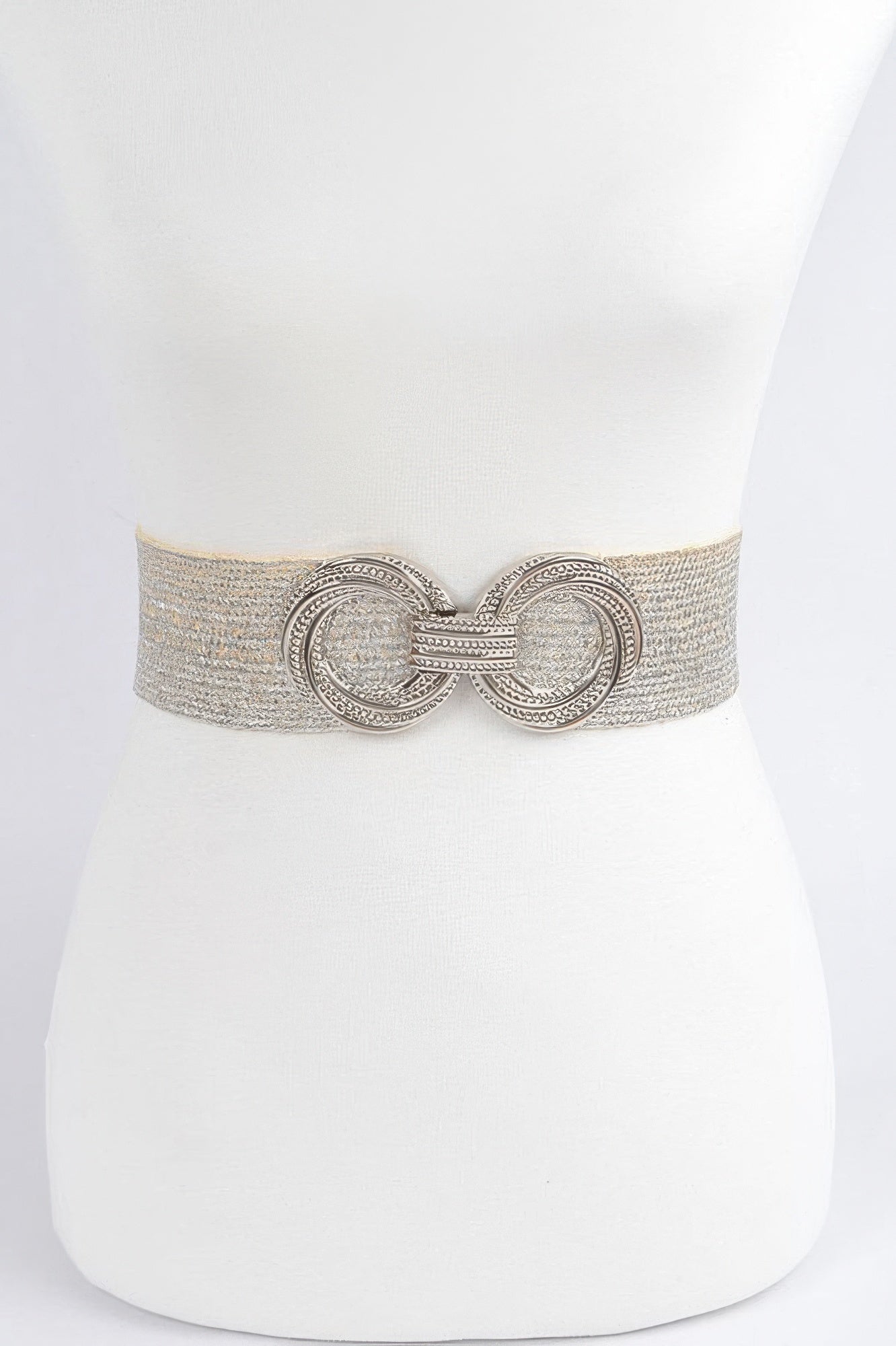 Double Metal Buckle Elastic Belt - It's a Girly Place