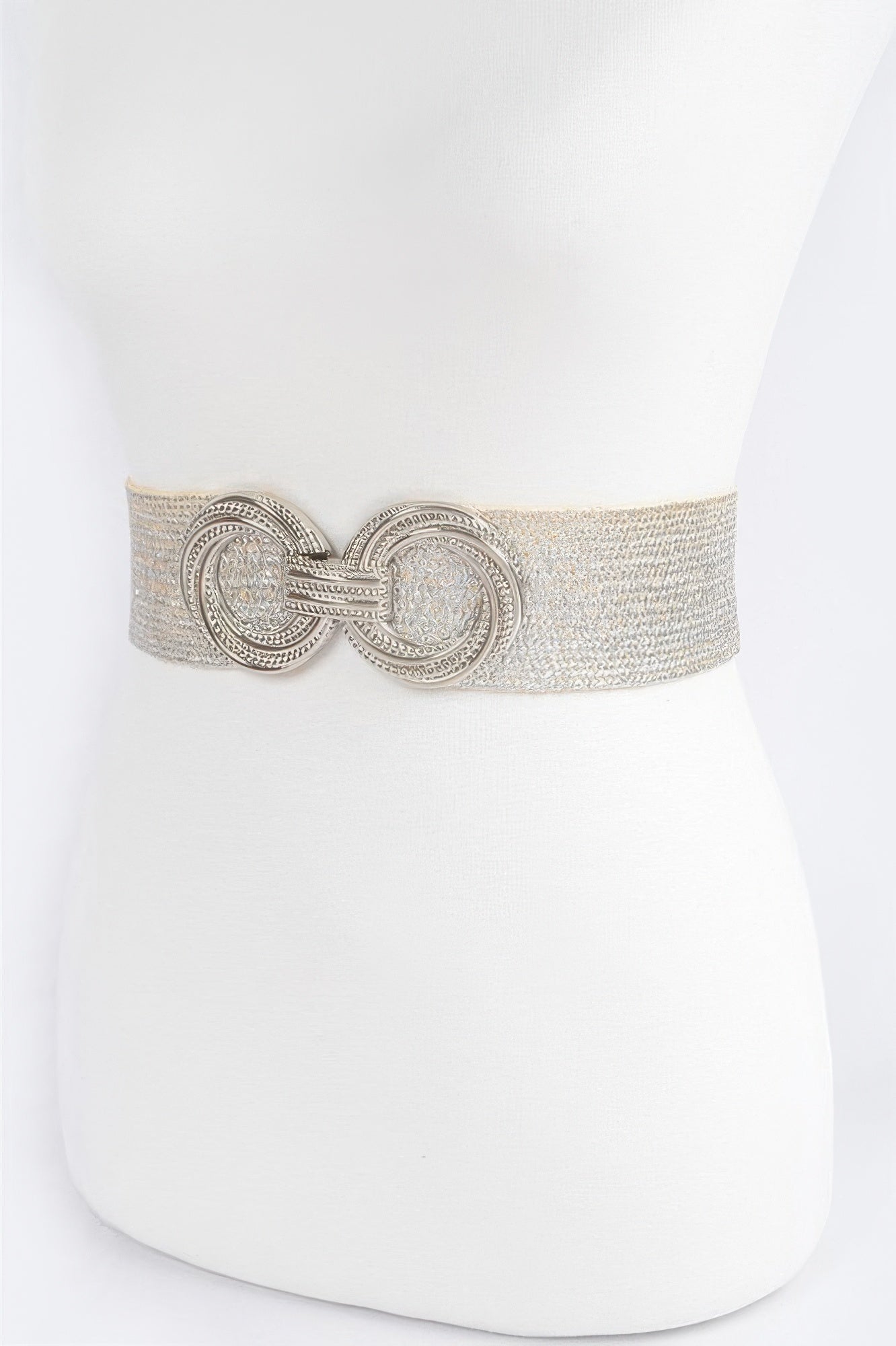 Double Metal Buckle Elastic Belt - It's a Girly Place
