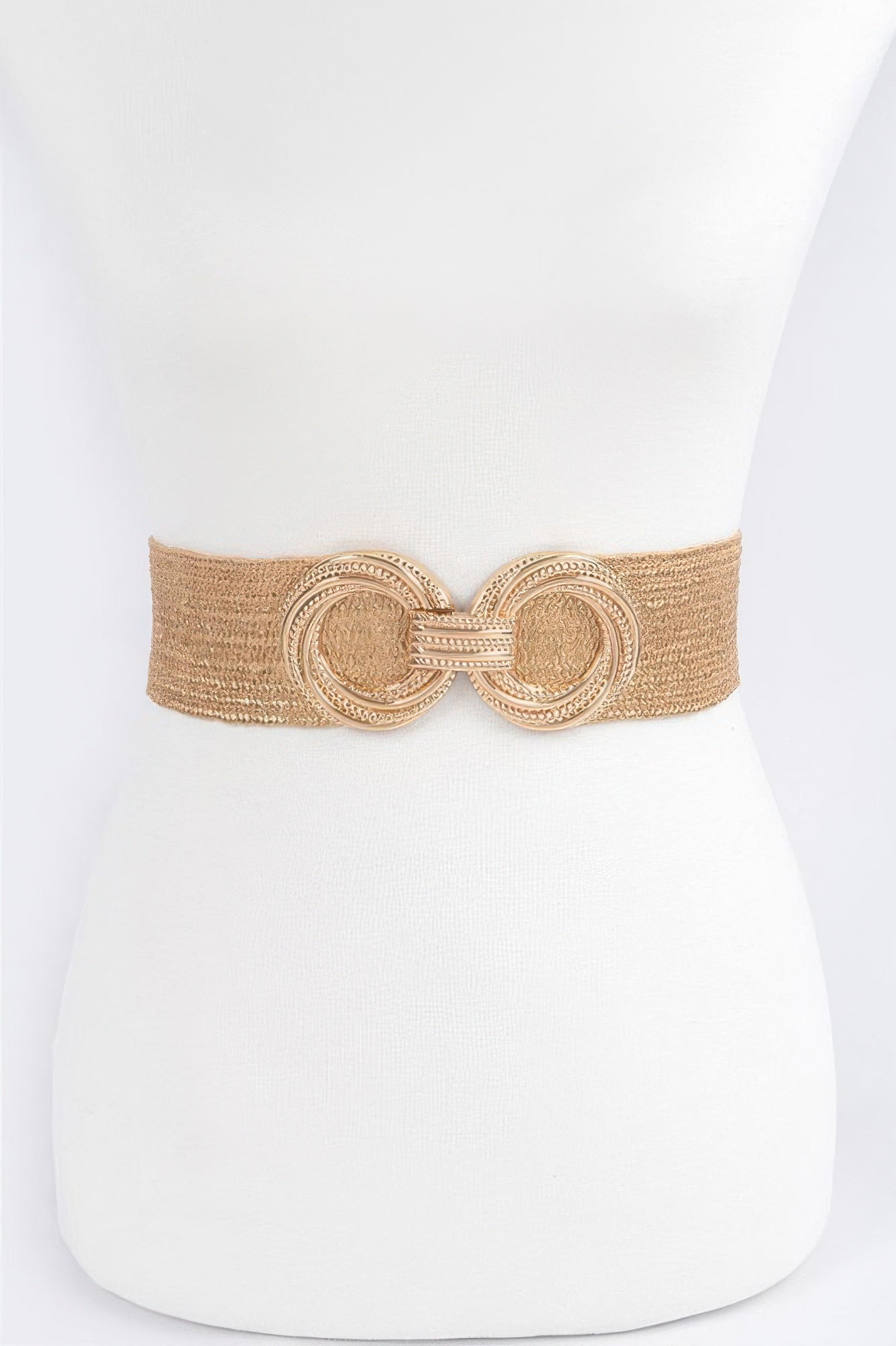 Double Metal Buckle Elastic Belt - It's a Girly Place