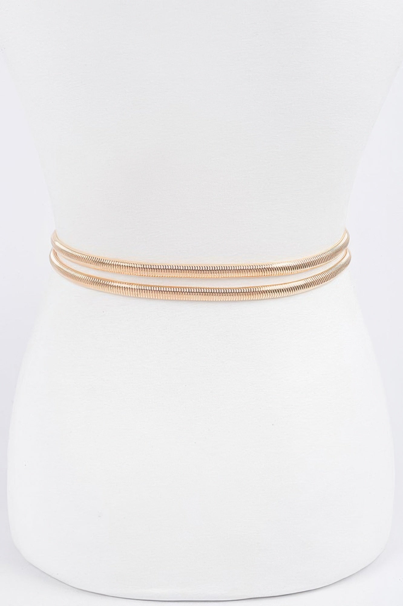 Rhinestone Metal Stretch Belt - It's a Girly Place