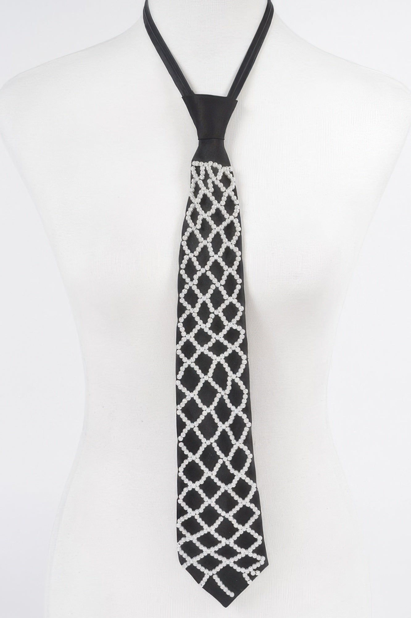 Handmade Faux Pearl Necktie Necklace - It's a Girly Place