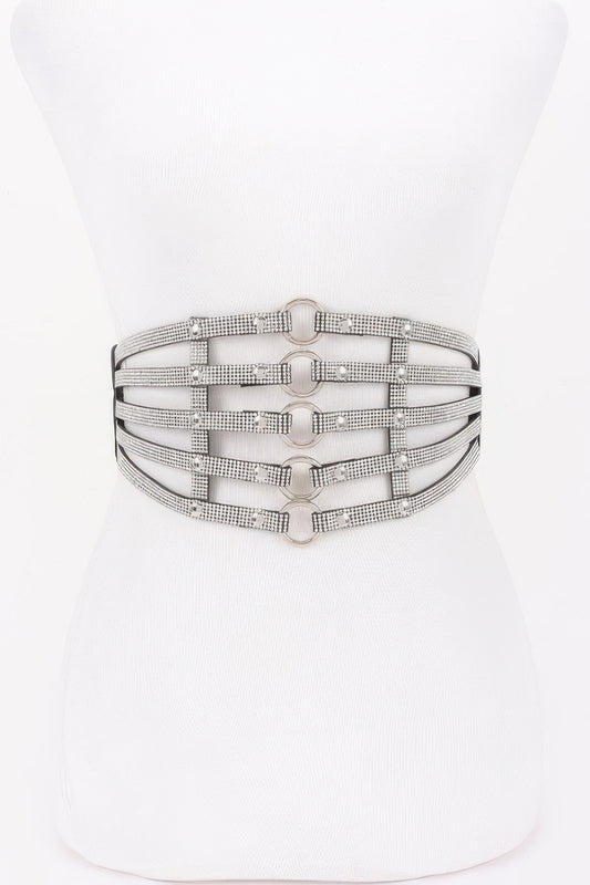 Wide Rhinestone Waist Belt - It's a Girly Place