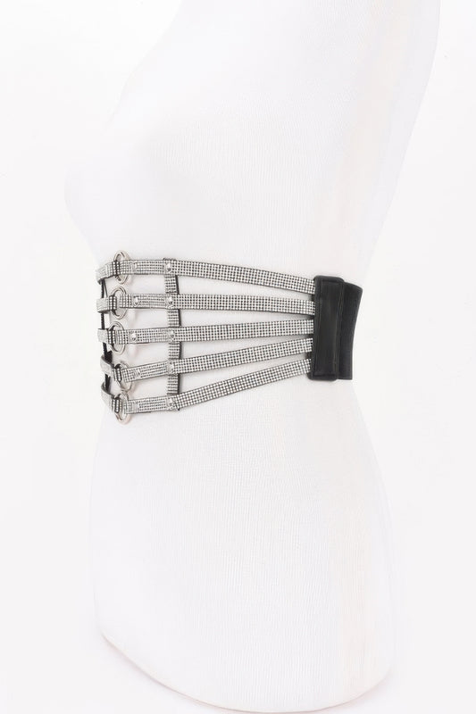 Wide Rhinestone Waist Belt - It's a Girly Place