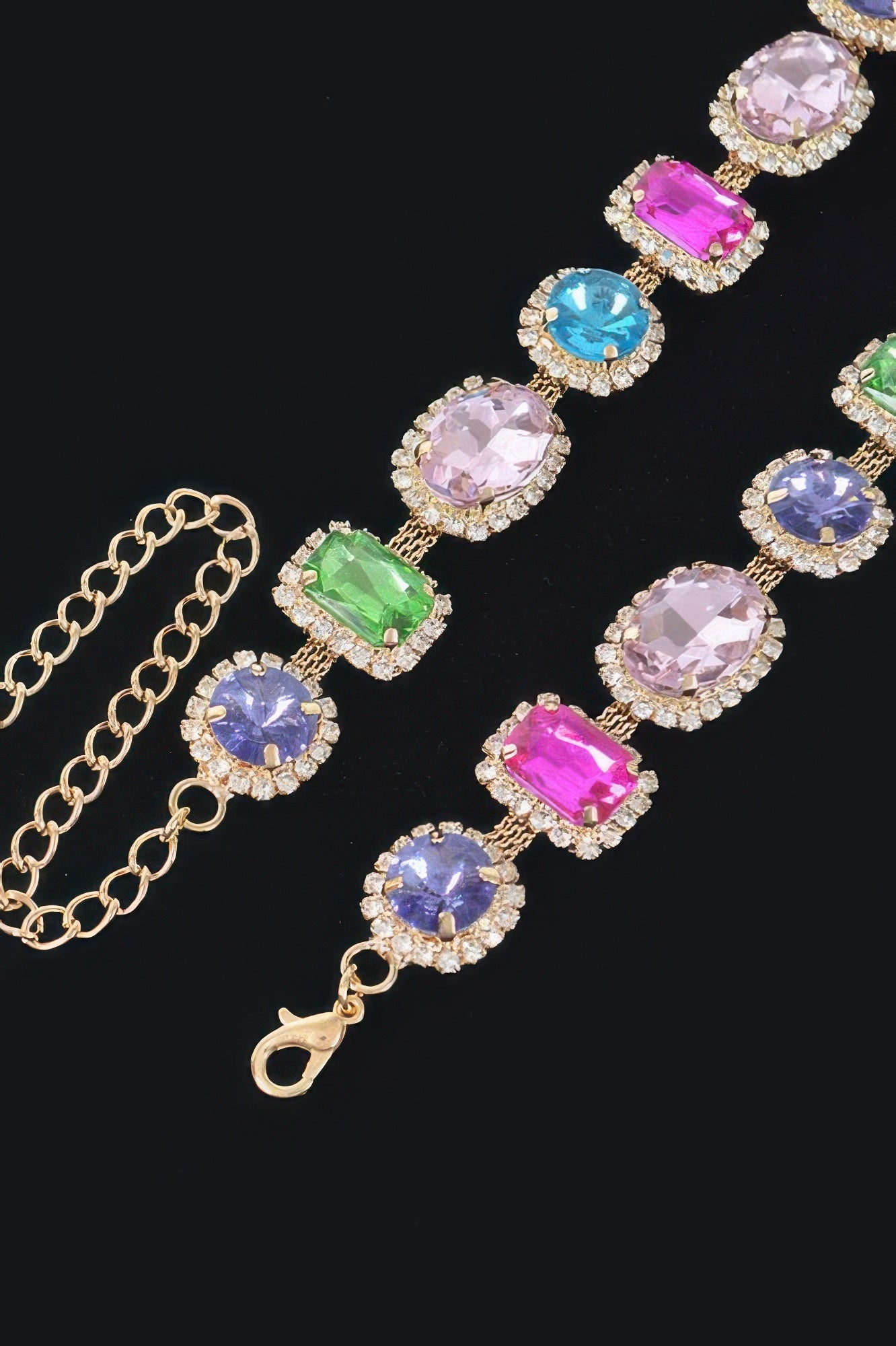 Multi Shape Stone Necklace - It's a Girly Place