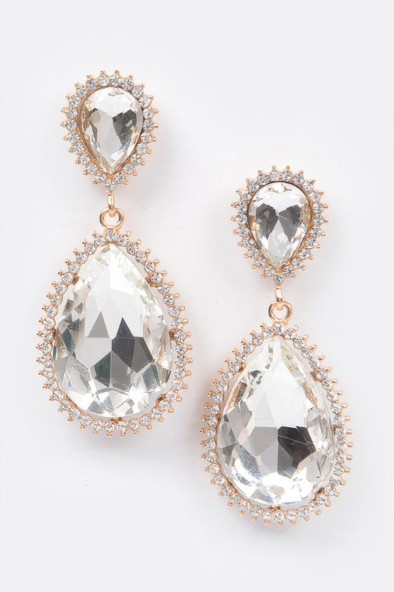 Rhinestone Dangle Earring - It's a Girly Place