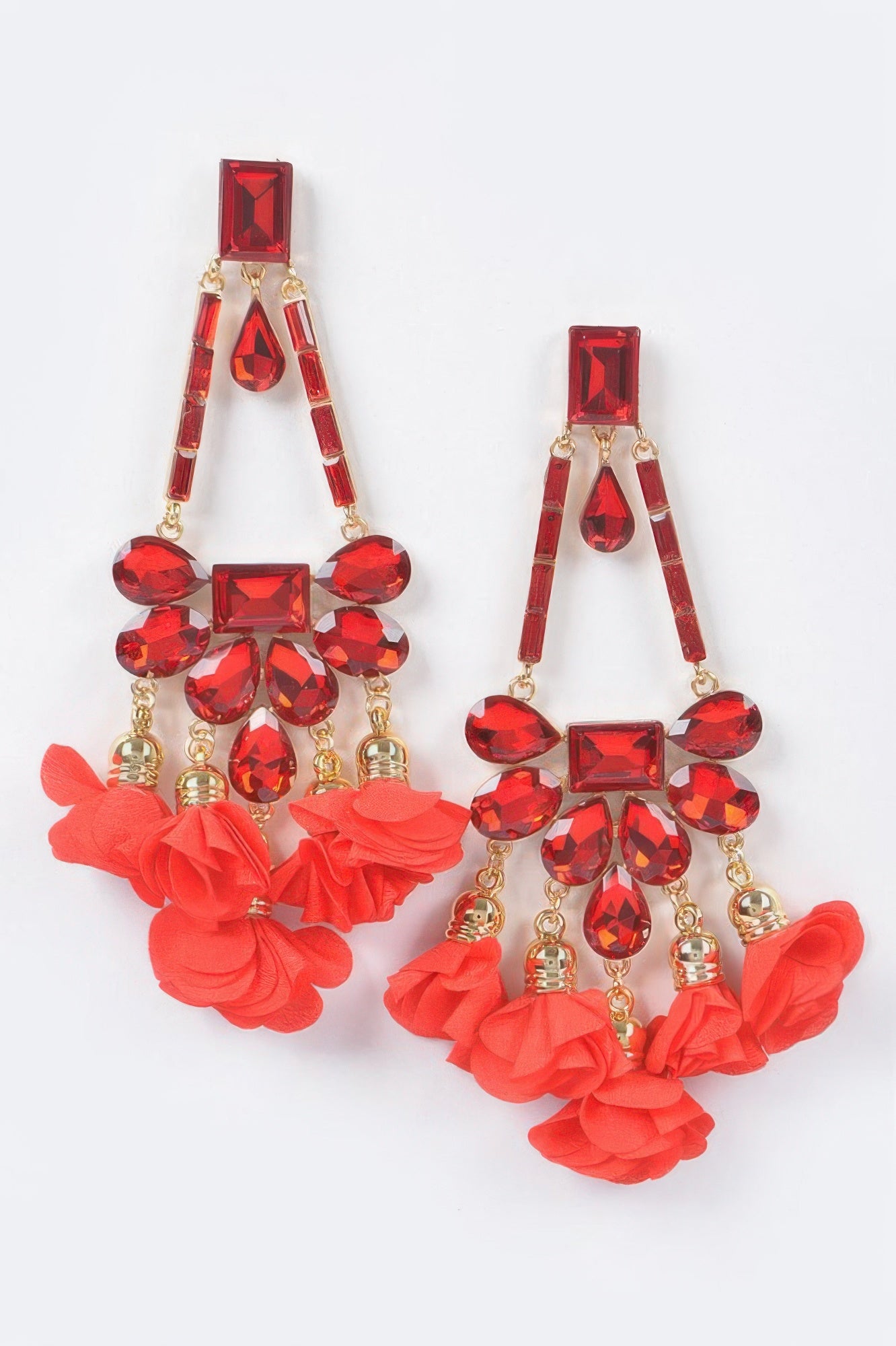 Rhinestone Party Drop Earring - It's a Girly Place