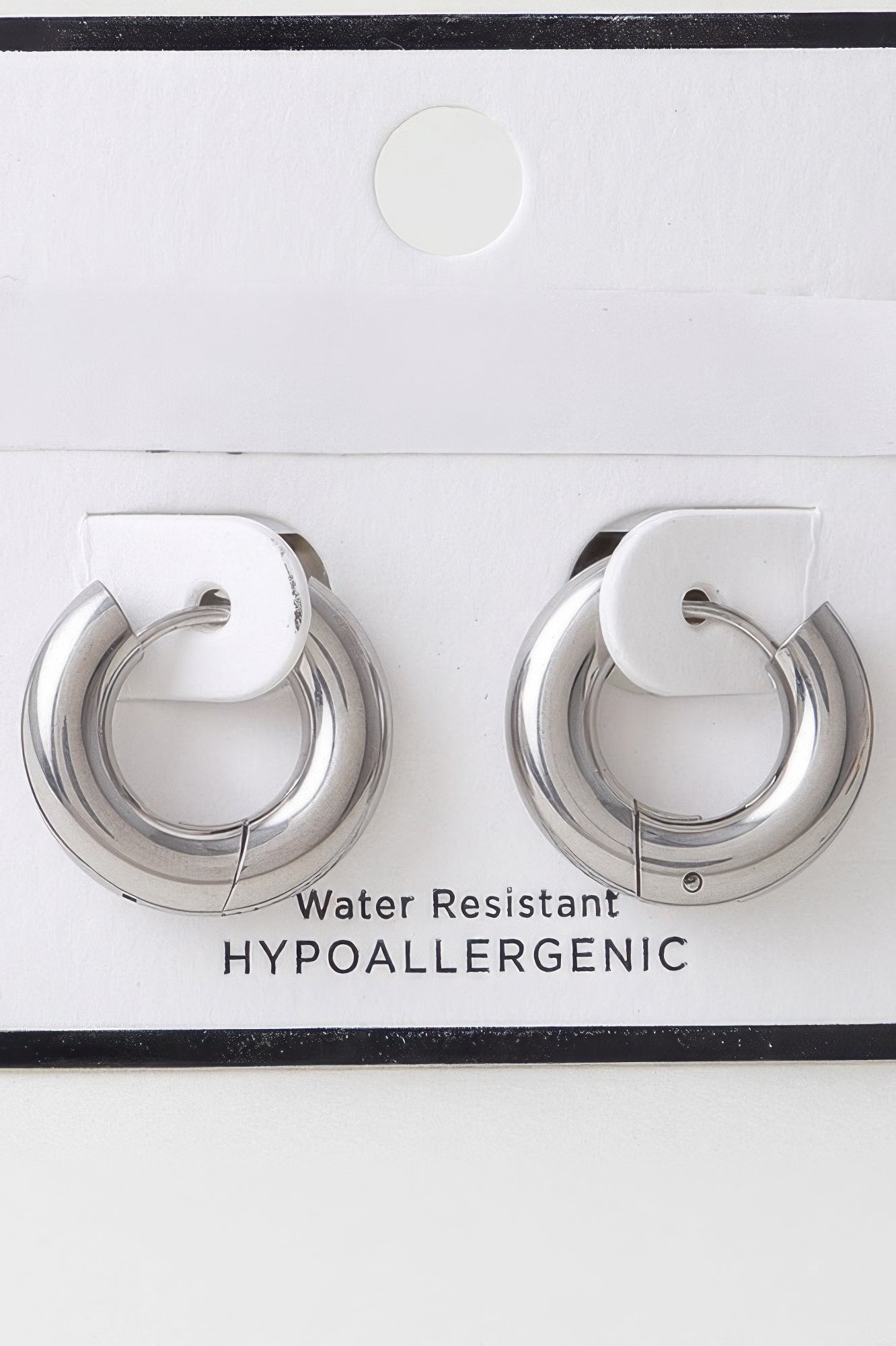 Bulky Shiny Hoop Earrings - It's a Girly Place