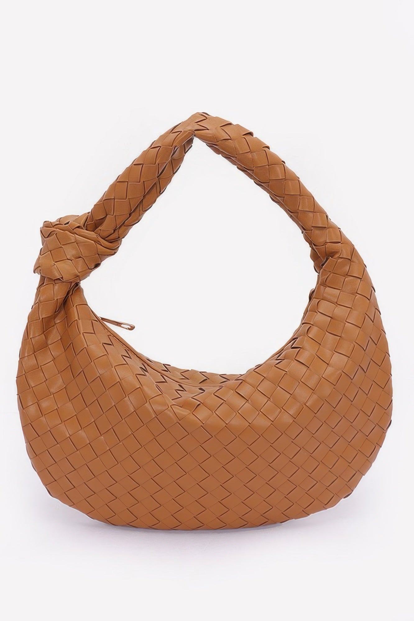 Faux Leather Braided Big Hobo Bag - It's a Girly Place