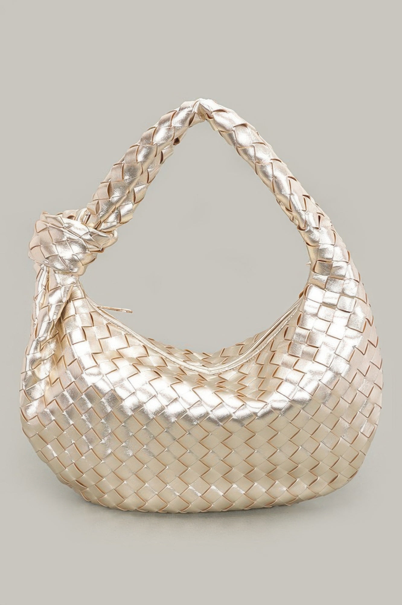 Faux Leather Braided Big Hobo Bag - It's a Girly Place