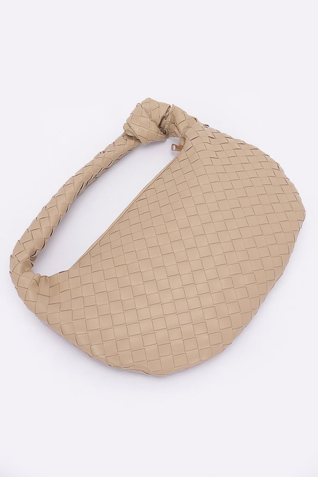 Faux Leather Braided Big Hobo Bag - It's a Girly Place