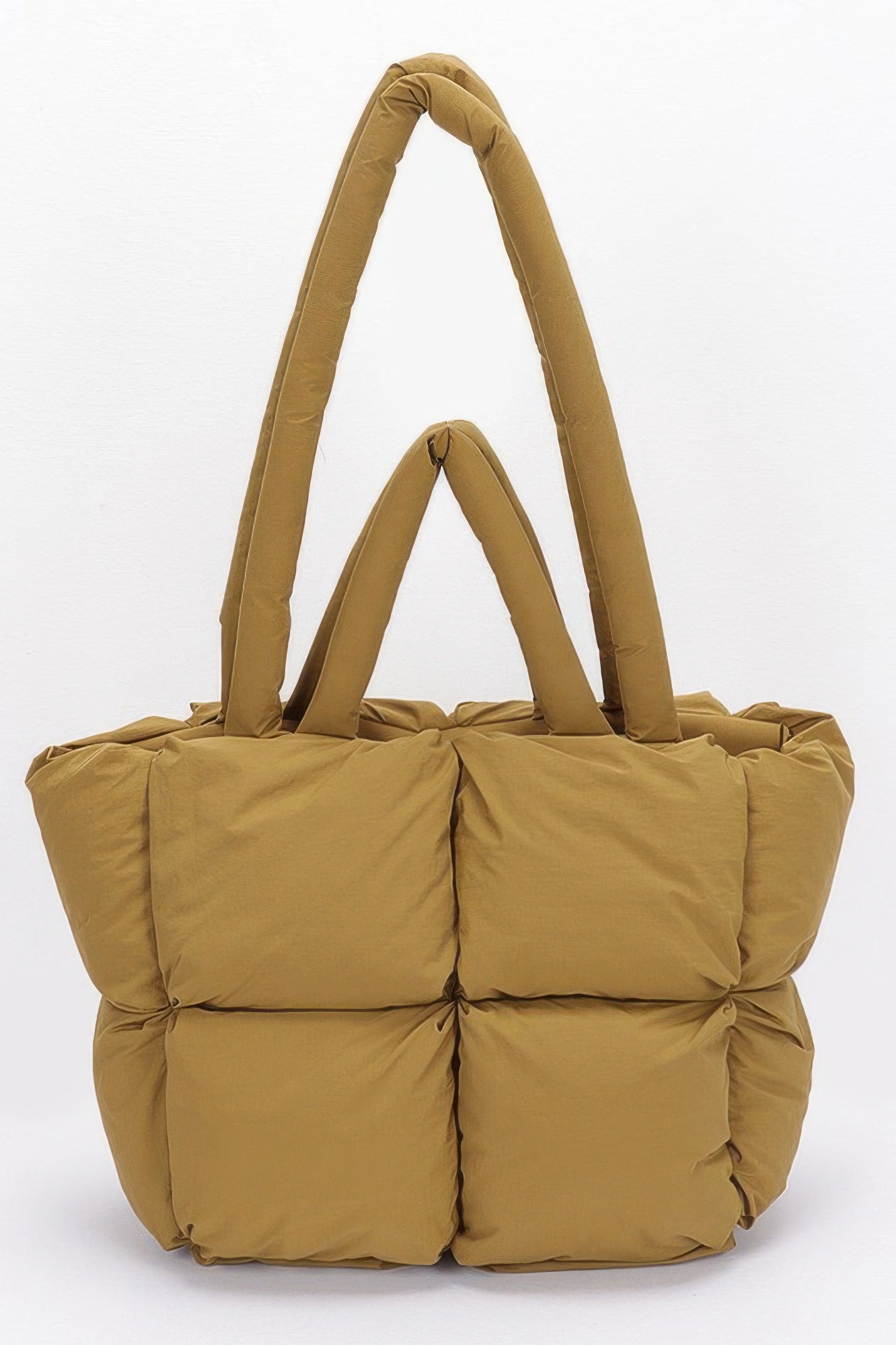 Nylon Quilted Padded Tote Bag - It's a Girly Place