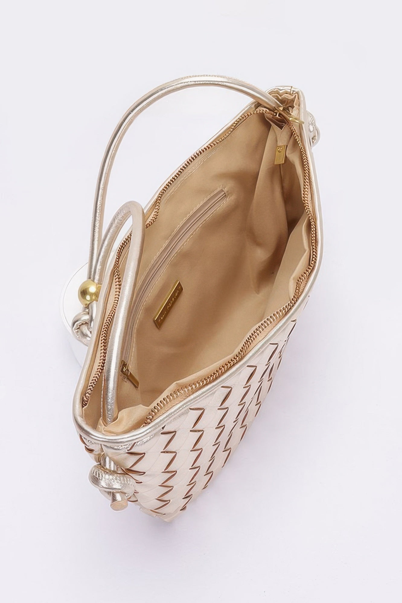 Faux Leather Braided Wrist And Shoulder Bag - It's a Girly Place