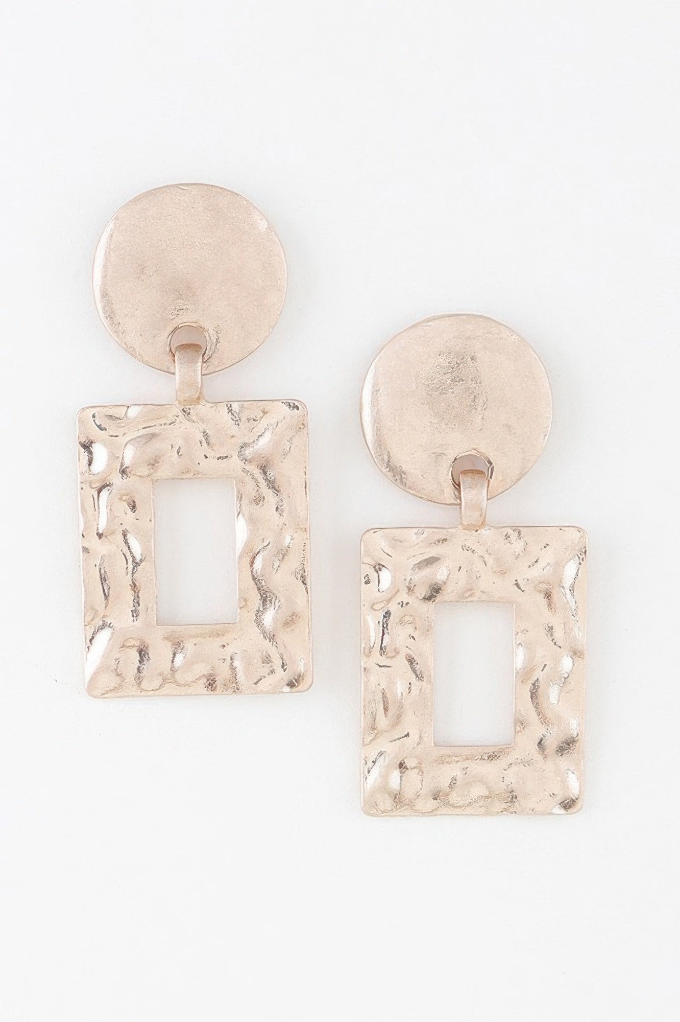 Ripple Box Frame Earrings - It's a Girly Place
